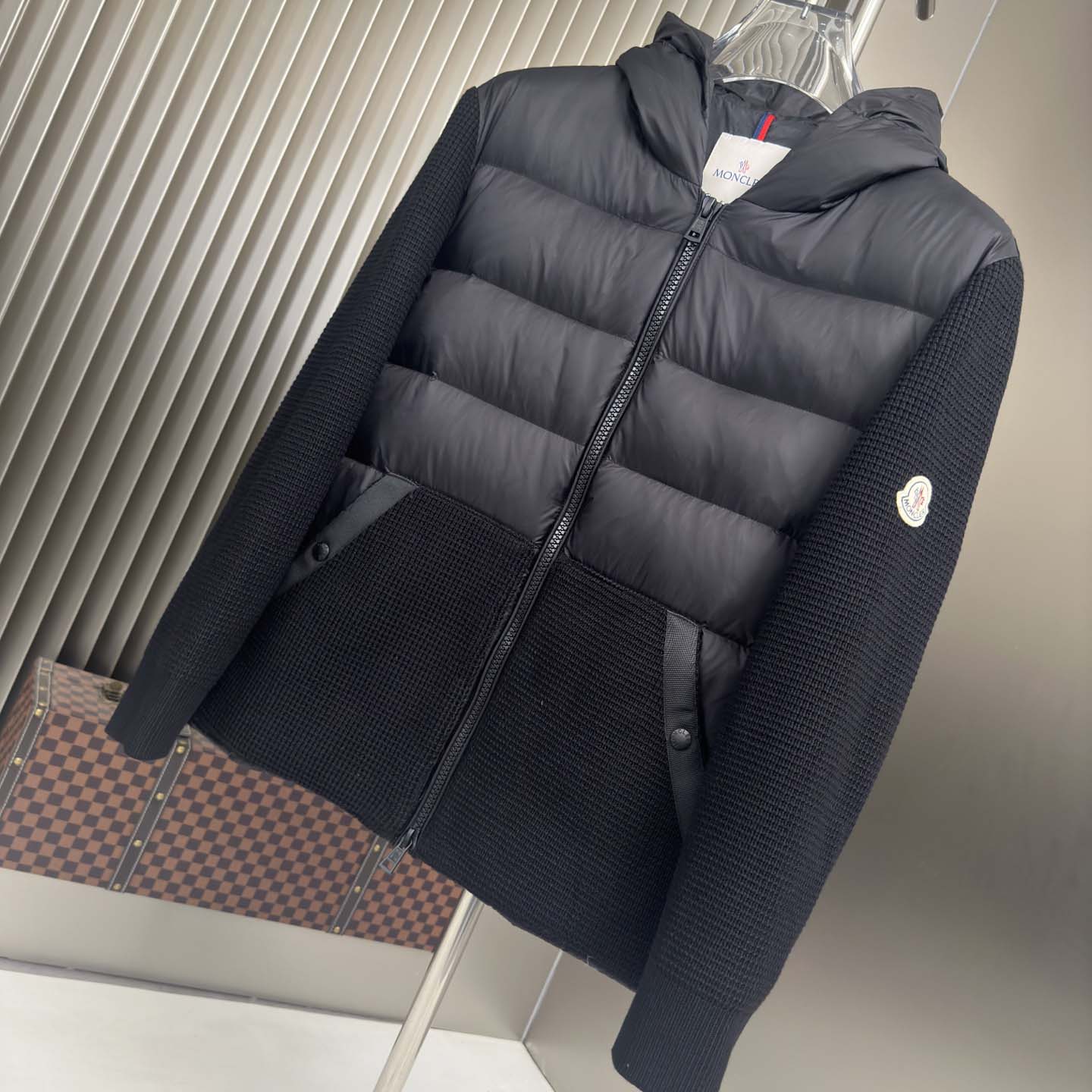 Moncler Padded Zip-Up Cardigan - DopestKickz