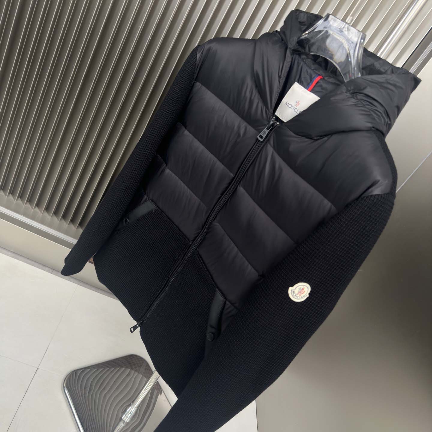 Moncler Padded Zip-Up Cardigan - DopestKickz