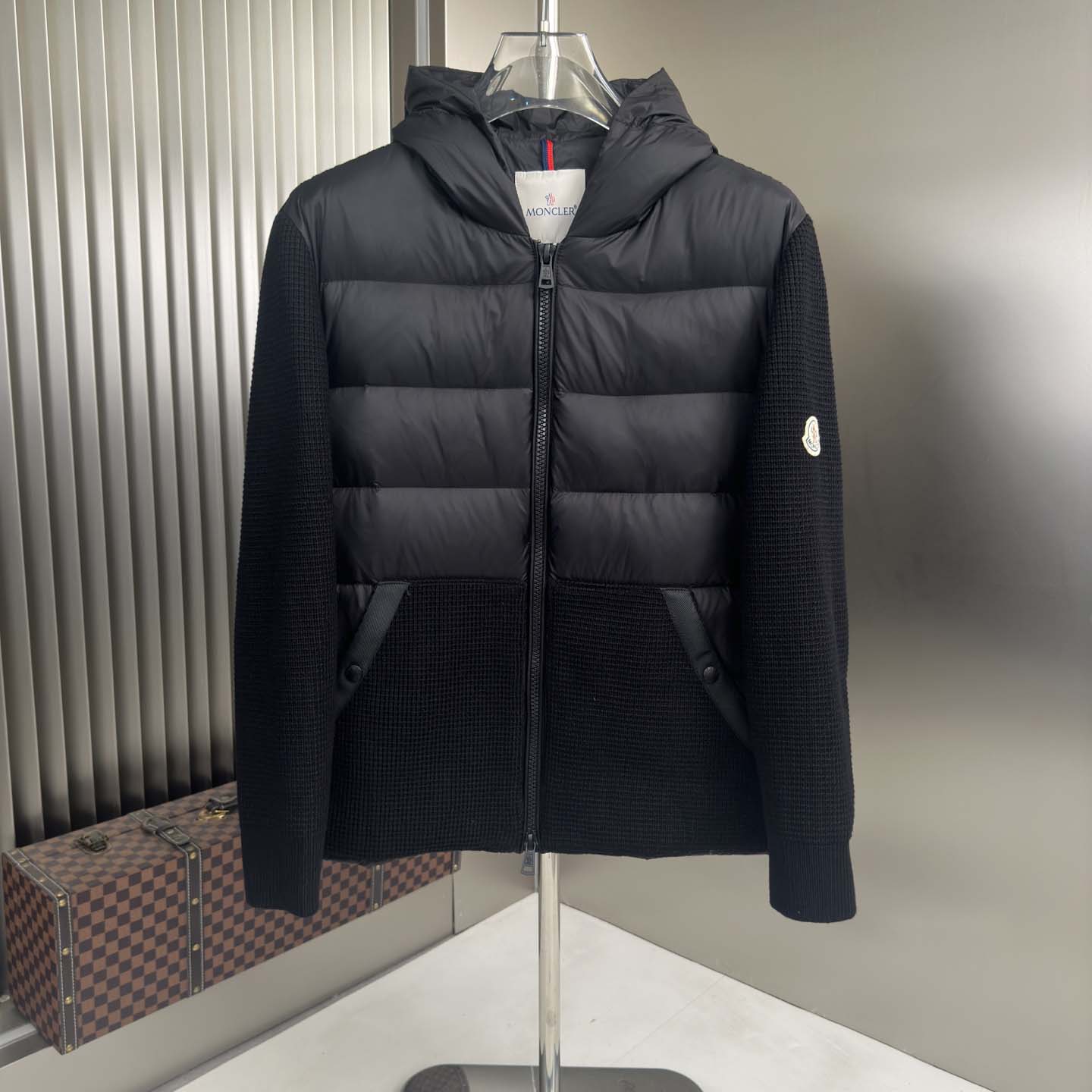 Moncler Padded Zip-Up Cardigan - DopestKickz