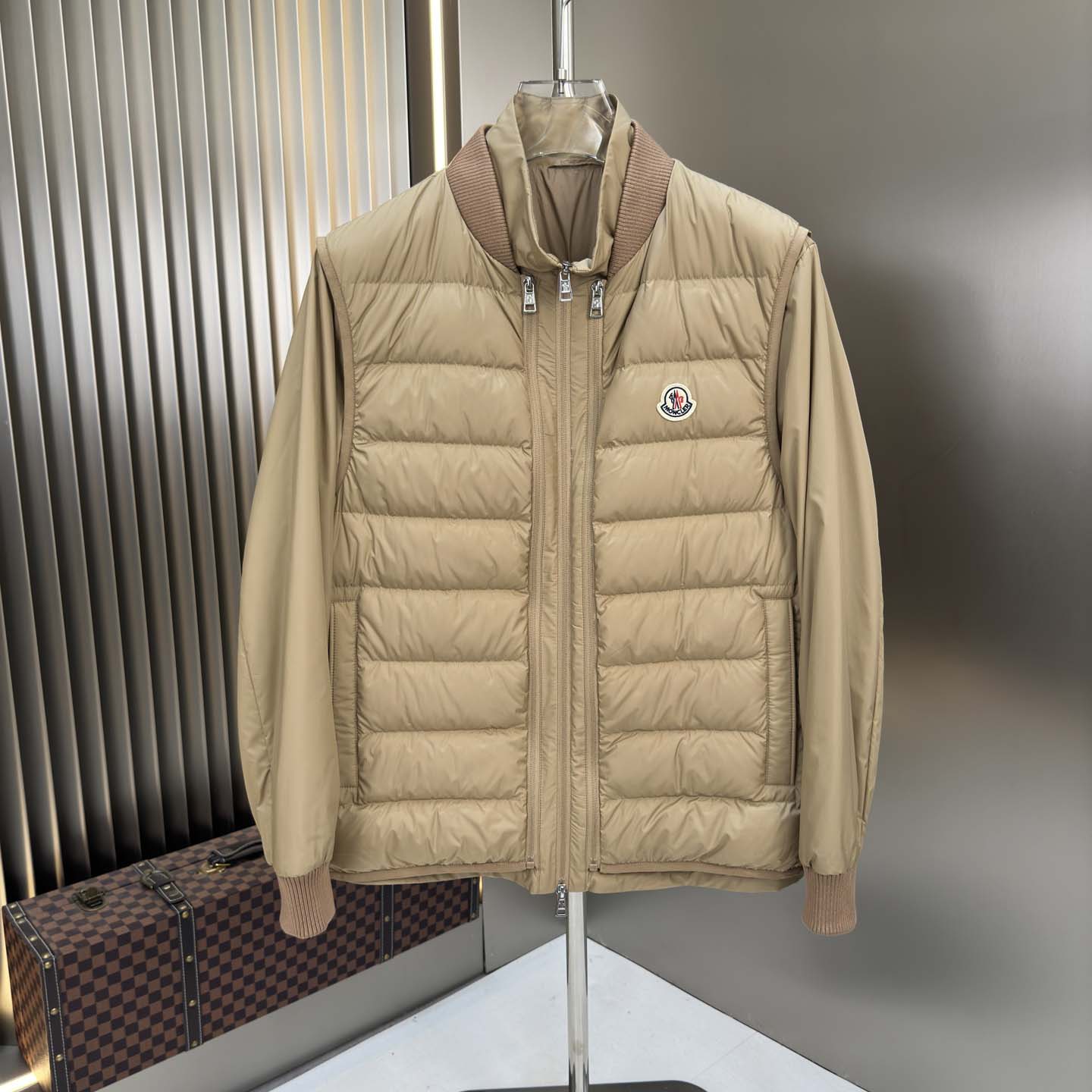 Moncler Verney 3-in-1 Short Jacket & Down Vest Set - DopestKickz