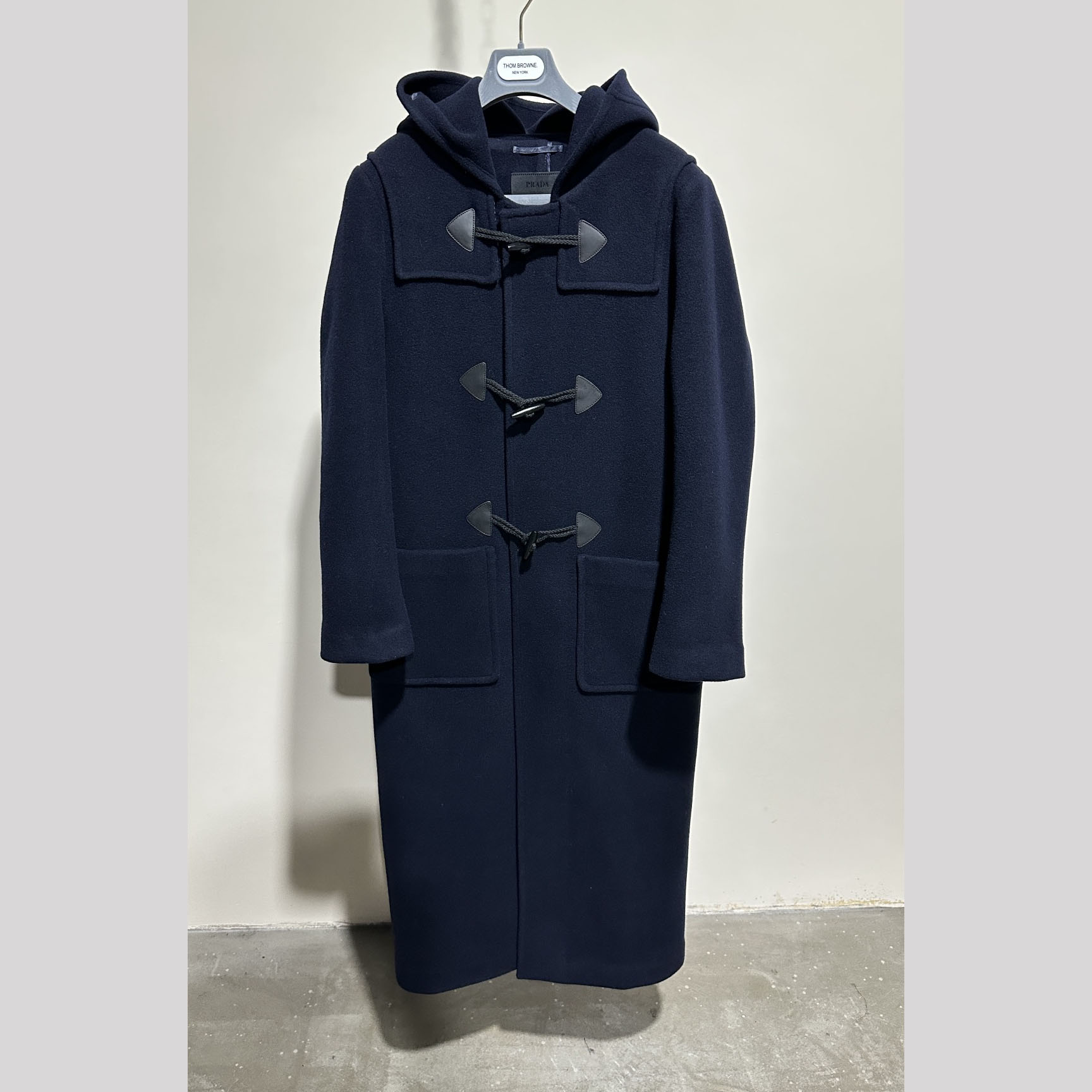 Prada Double-breasted Wool Duffle Coat - DopestKickz
