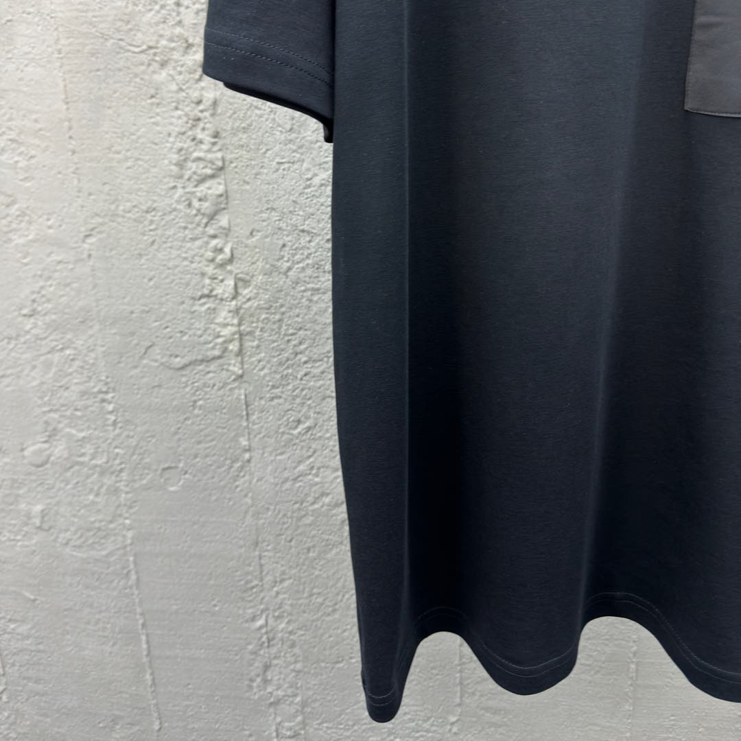 Prada Stretch Cotton Polo Shirt With Re-Nylon Details - DopestKickz