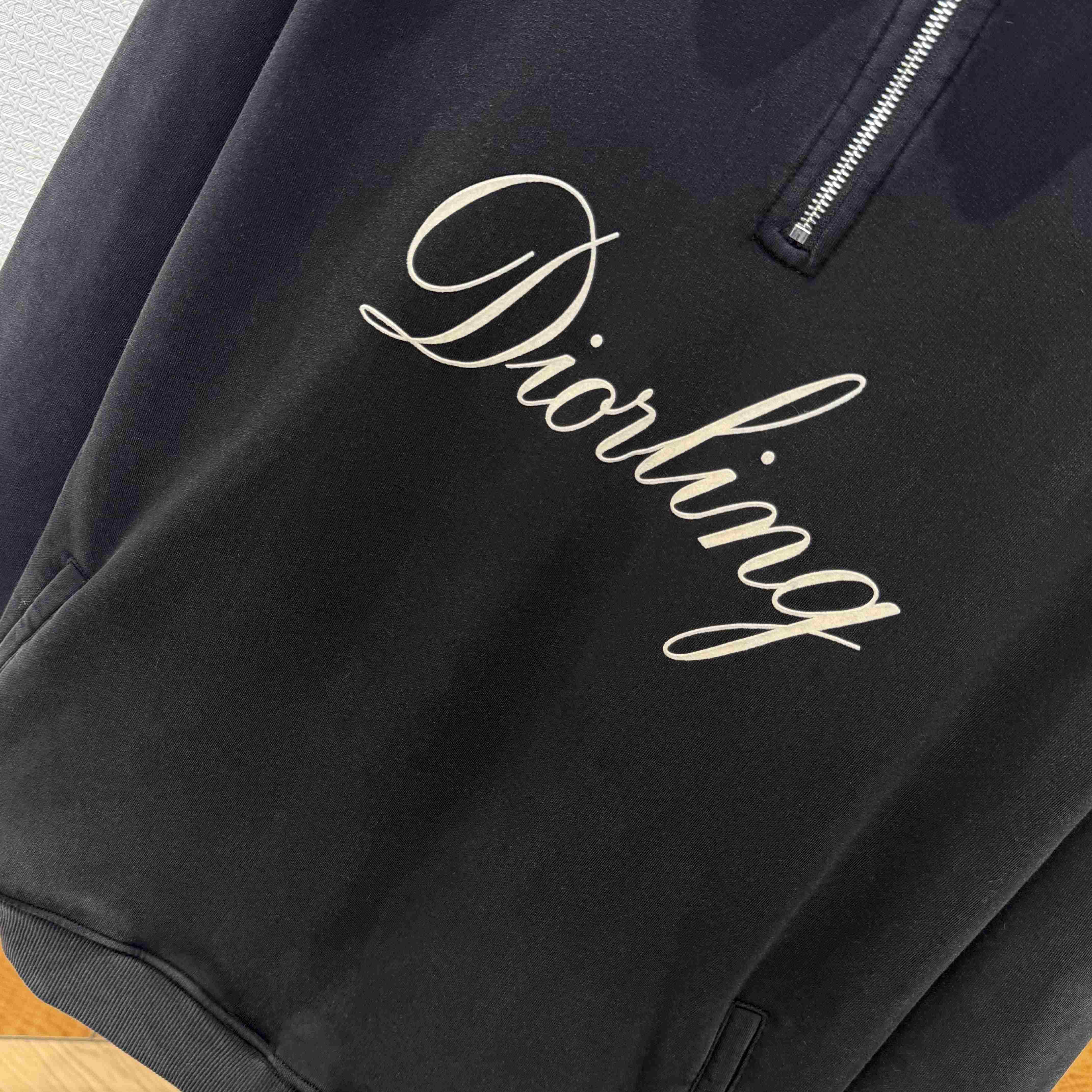 Dior Diorling Sweatshirt With Zipped Collar  - DopestKickz