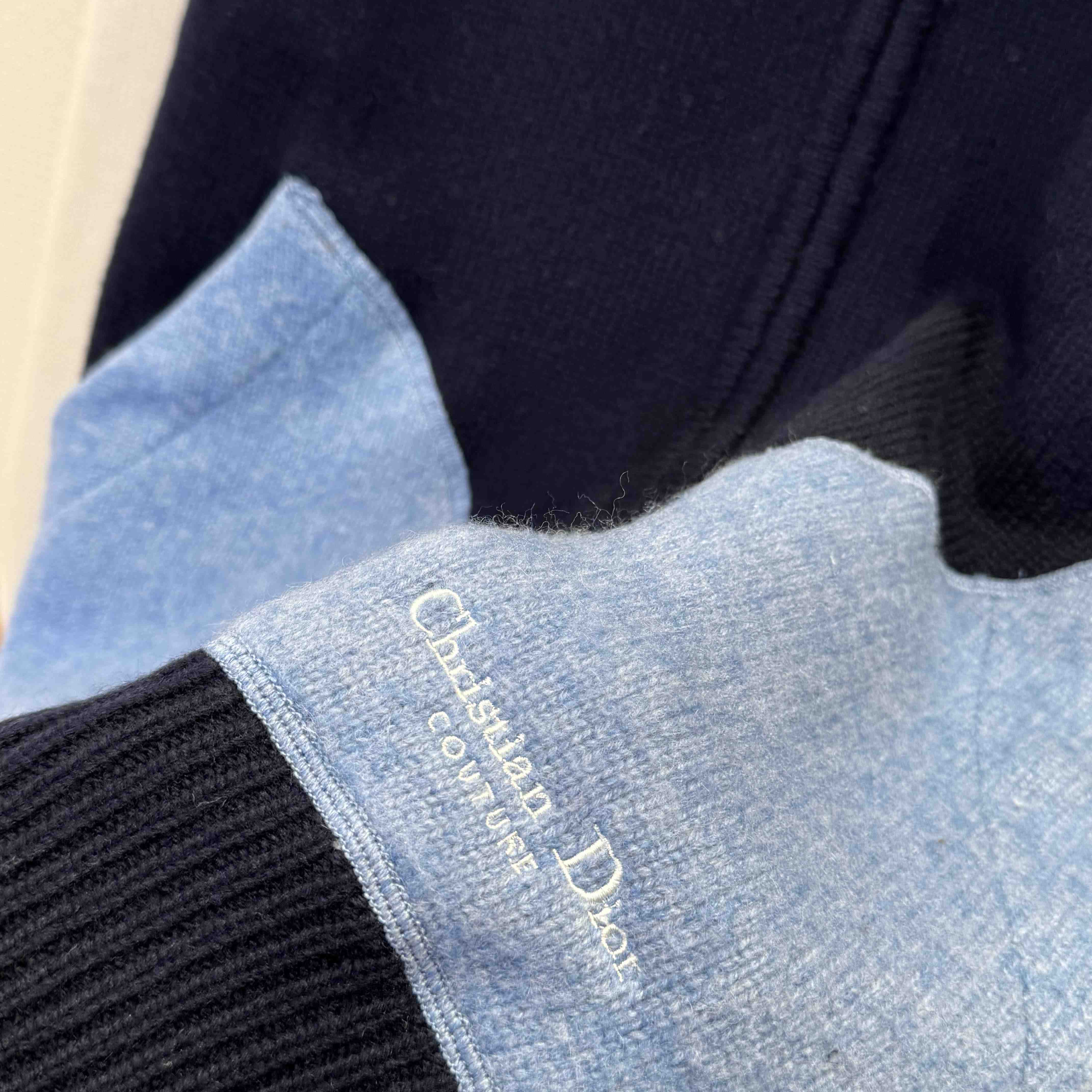 Christian Dior Couture Lily of the Valley Varsity Cardigan  - DopestKickz