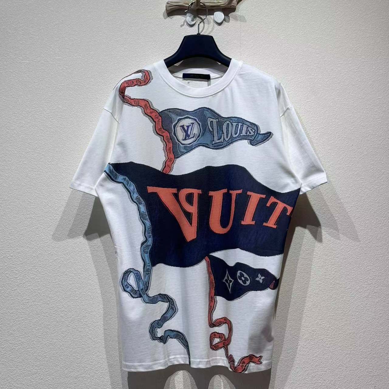 Louis Vuitton Intarsia Graphic T-Shirt   1AIHZZ - DopestKickz