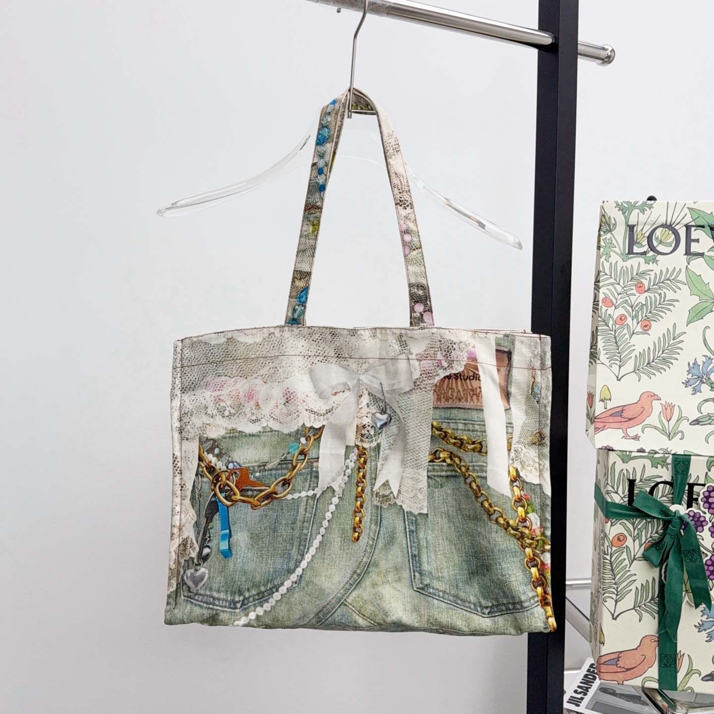 Acne Studios Logo tote bag （47×17×35cm） - DopestKickz