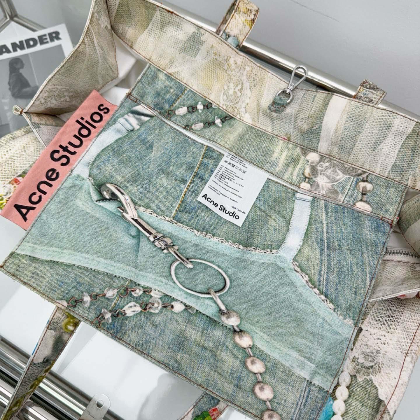 Acne Studios Logo tote bag （47×17×35cm） - DopestKickz