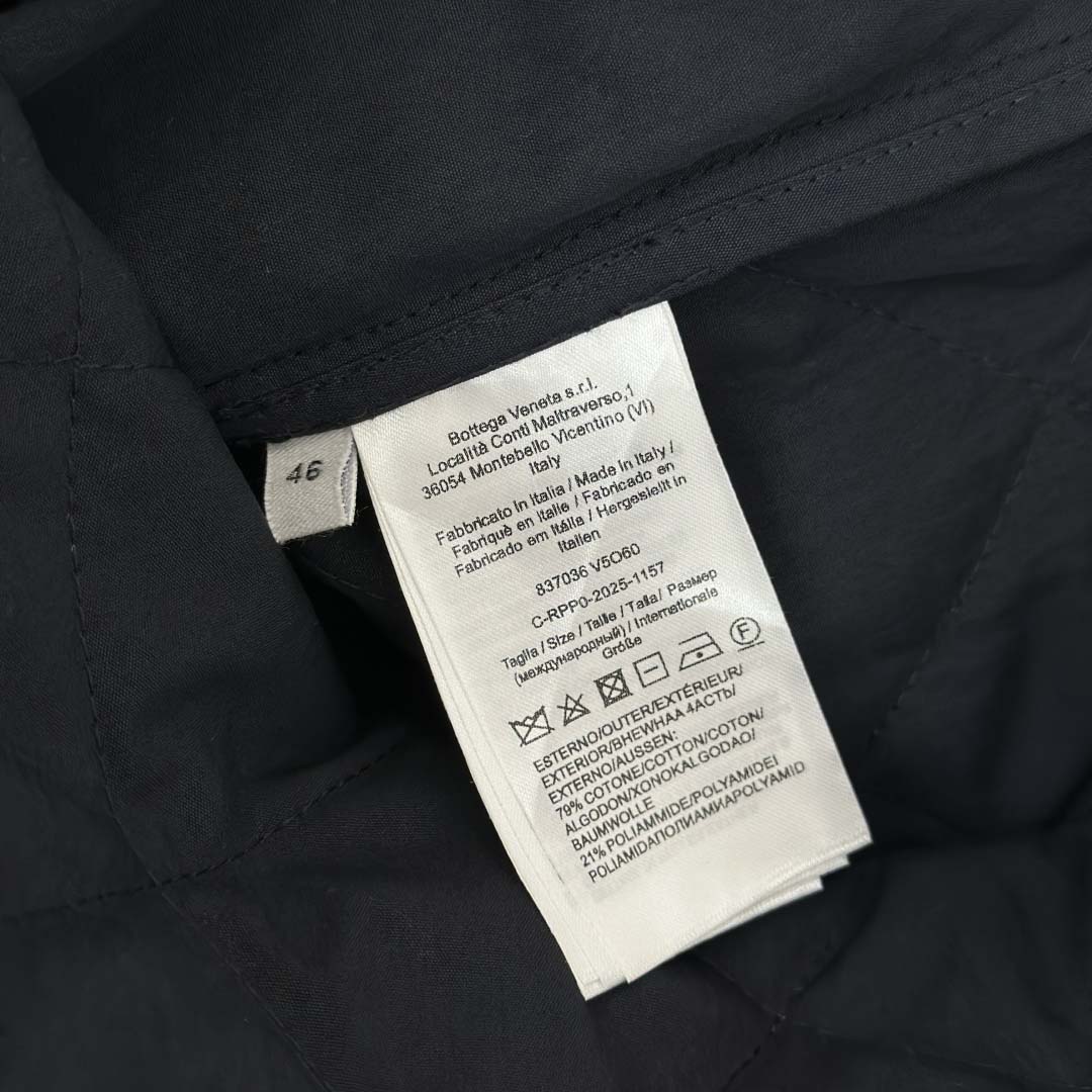 Bottega Veneta Quilted Cotton Overshirt - DopestKickz