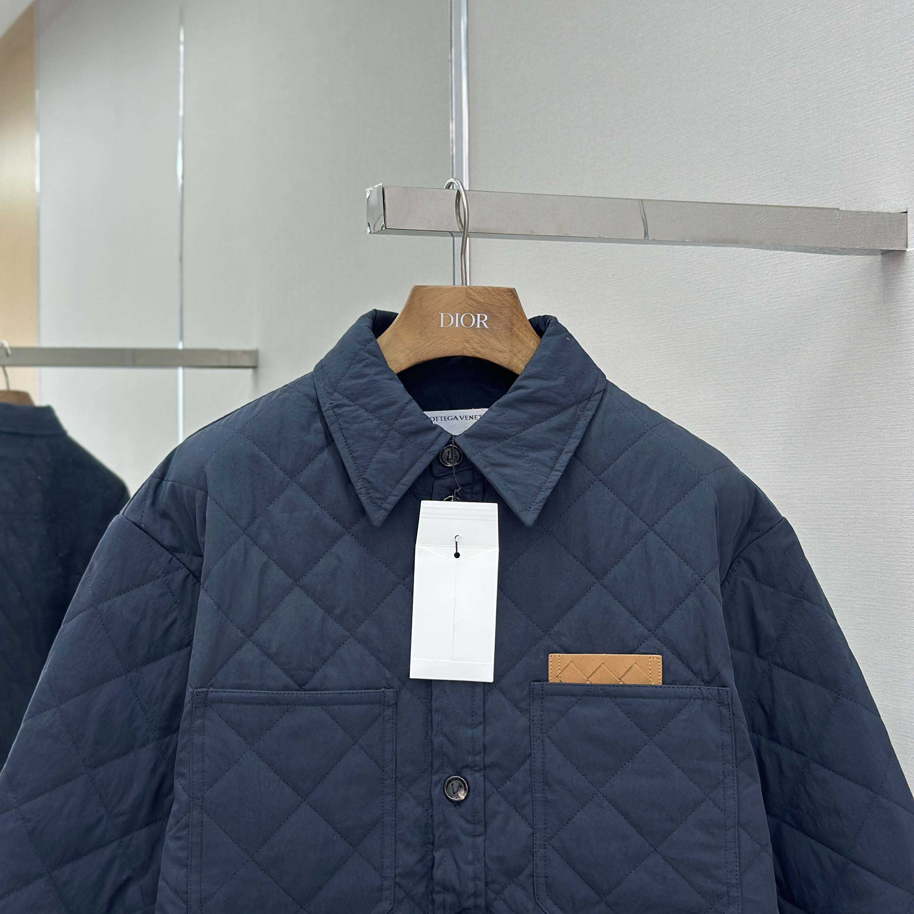 Bottega Veneta Quilted Cotton Overshirt - DopestKickz