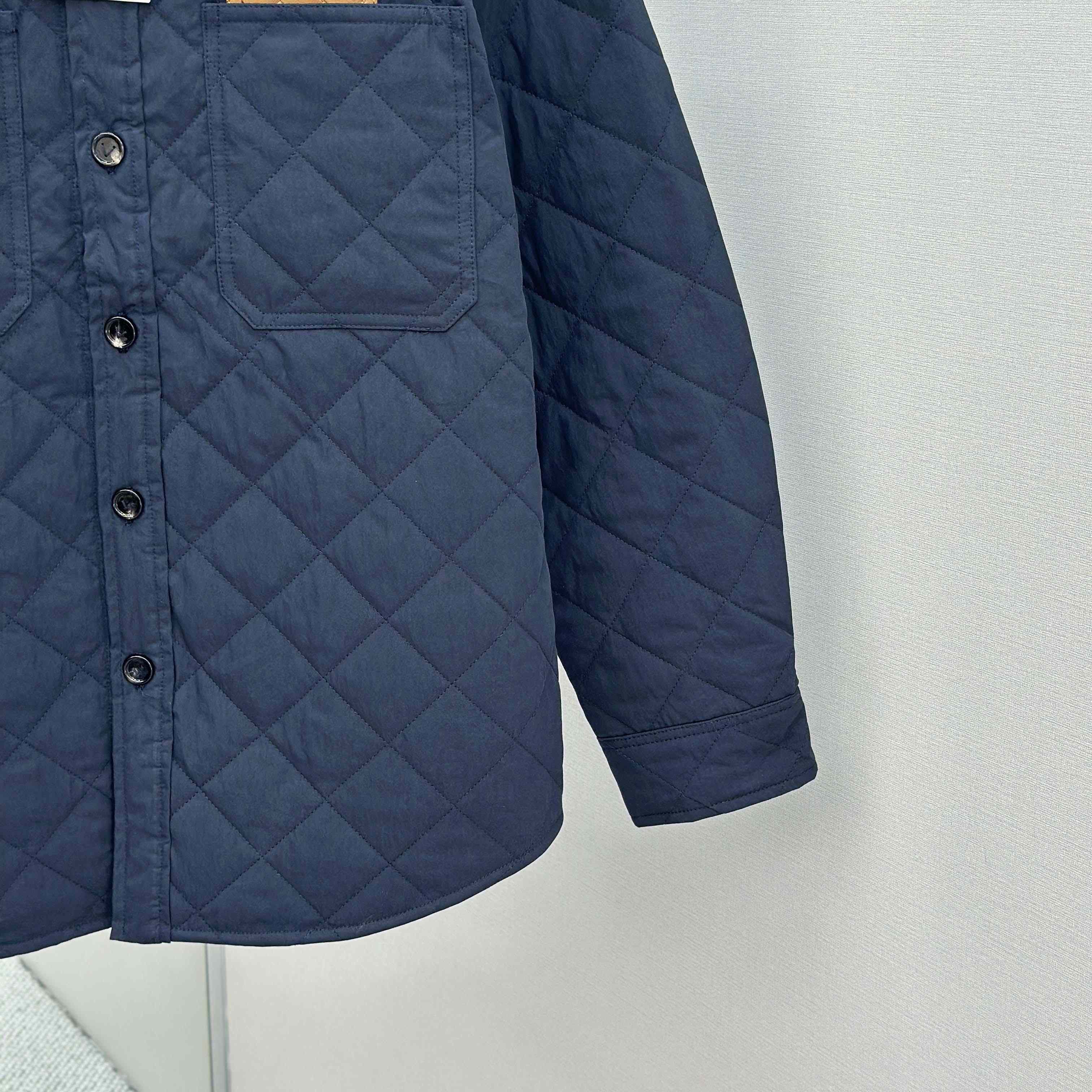 Bottega Veneta Quilted Cotton Overshirt - DopestKickz