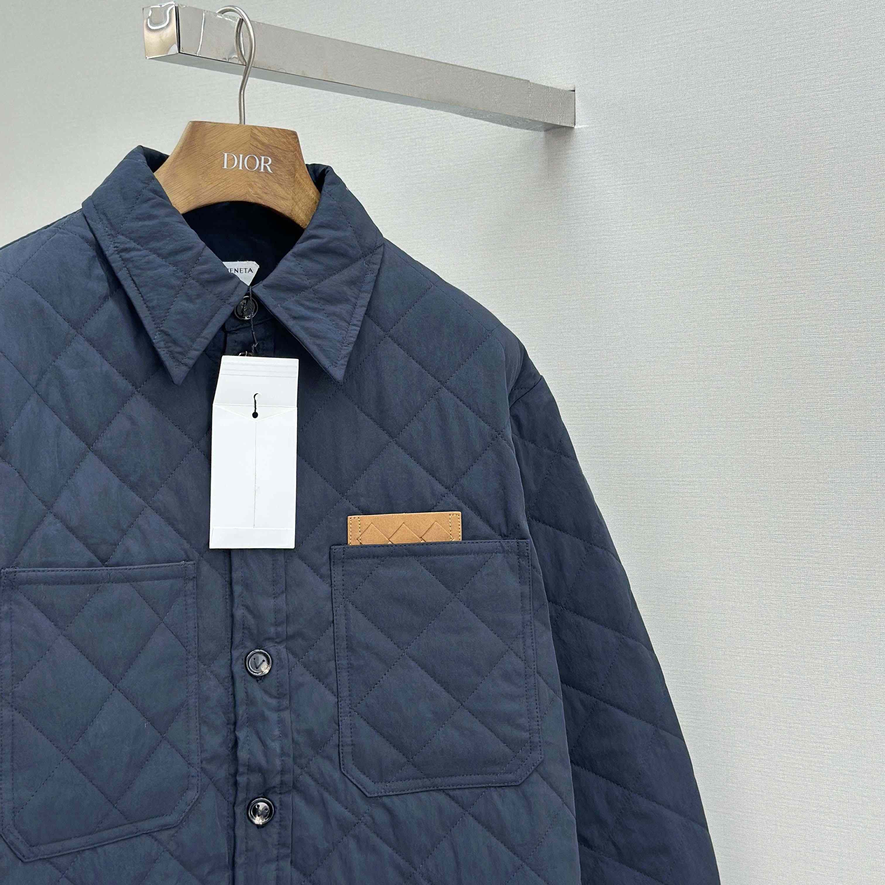 Bottega Veneta Quilted Cotton Overshirt - DopestKickz