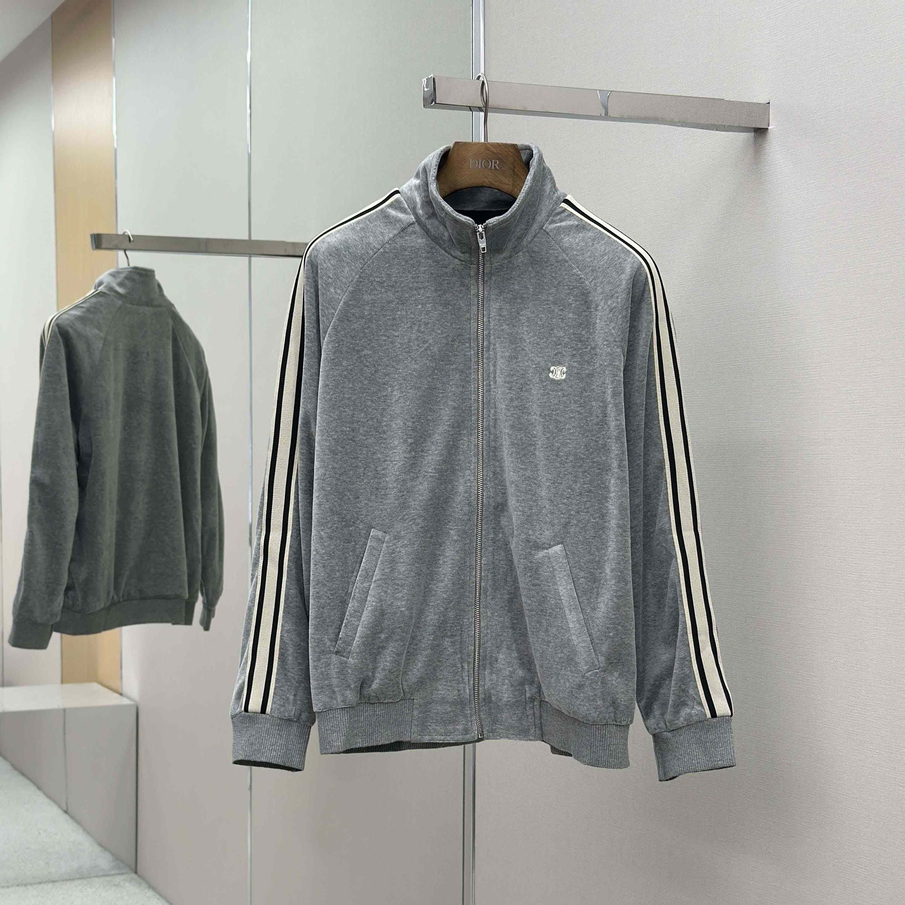 Celine Tracksuit Jacket In Velvet Cotton - DopestKickz