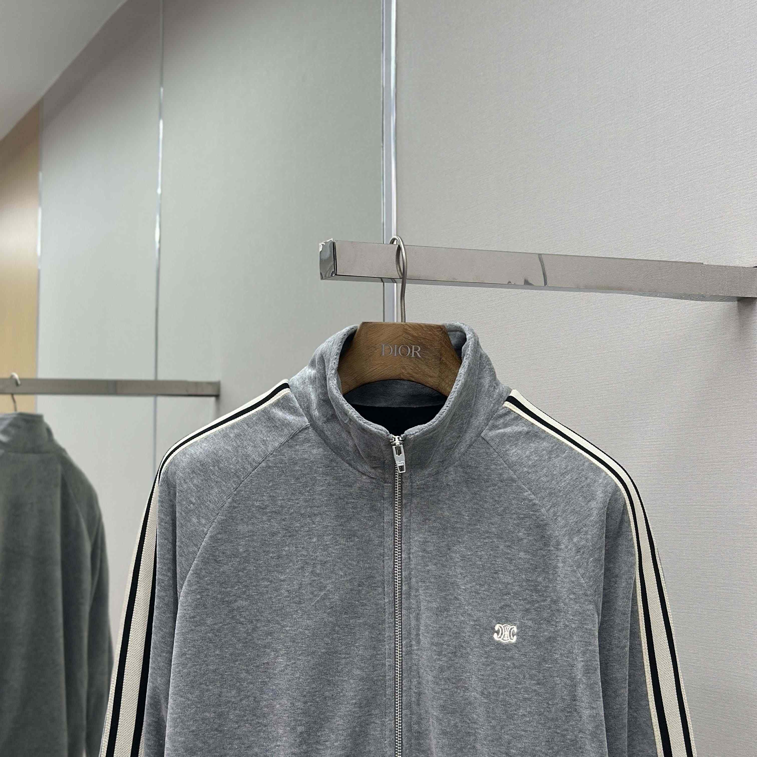 Celine Tracksuit Jacket In Velvet Cotton - DopestKickz