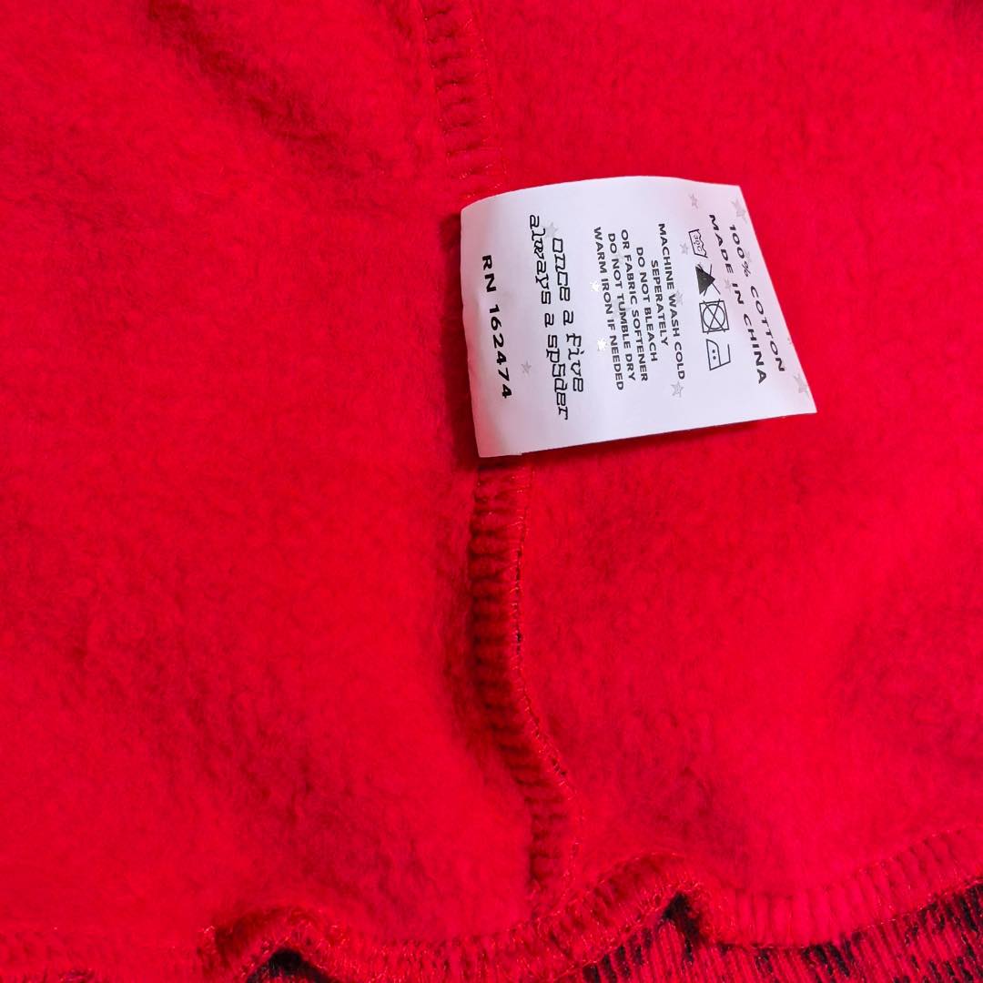 Sp5der OG Tree Camo Hoodie Red - DopestKickz