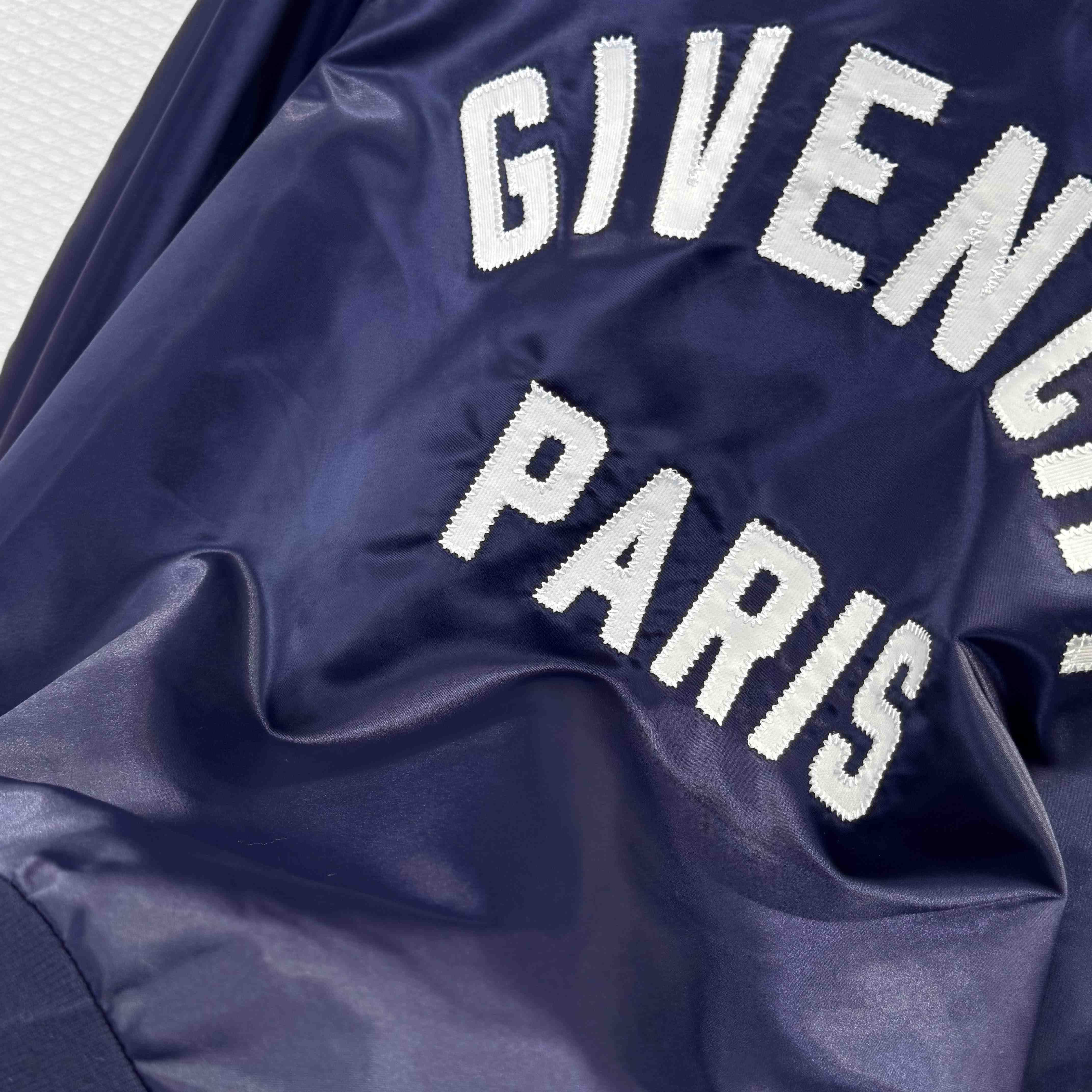 Givenchy Sweatshirt In Satin With Givenchy Paris Embroidery - DopestKickz