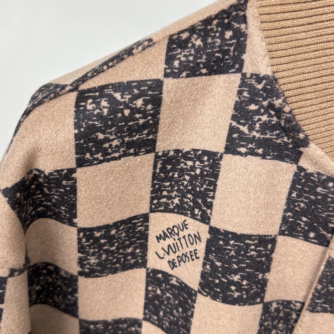 Louis Vuitton Reversible Damier Bomber Jacket  - DopestKickz