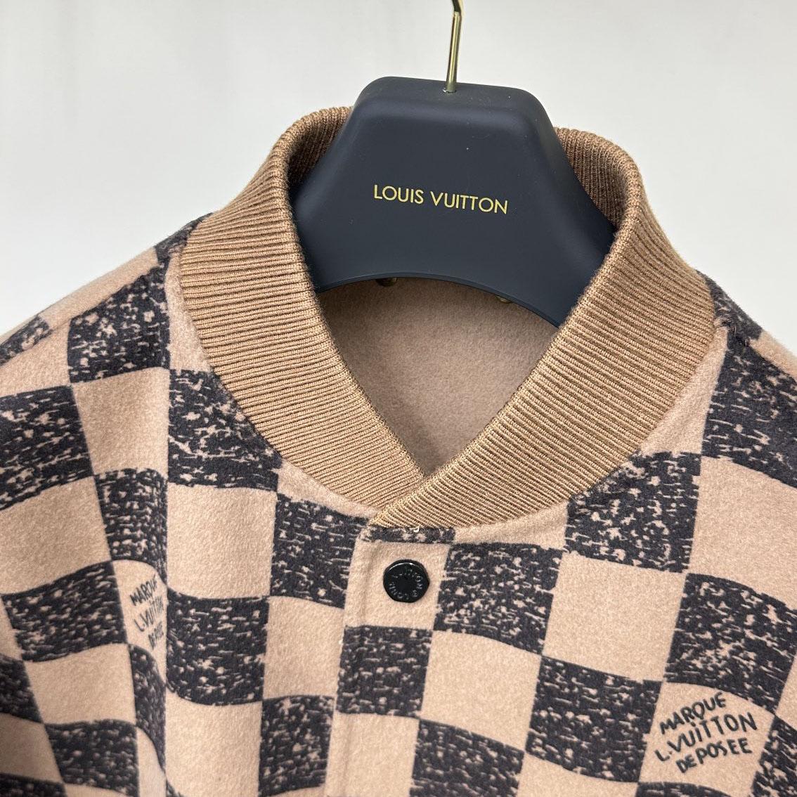 Louis Vuitton Reversible Damier Bomber Jacket  - DopestKickz