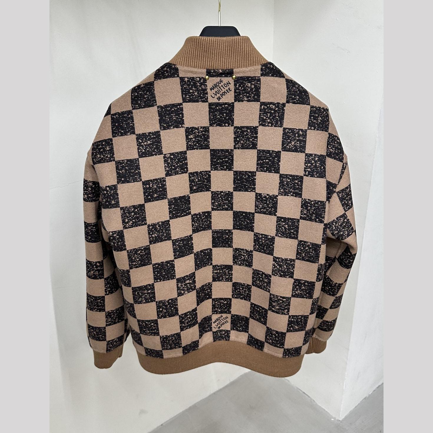 Louis Vuitton Reversible Damier Bomber Jacket  - DopestKickz
