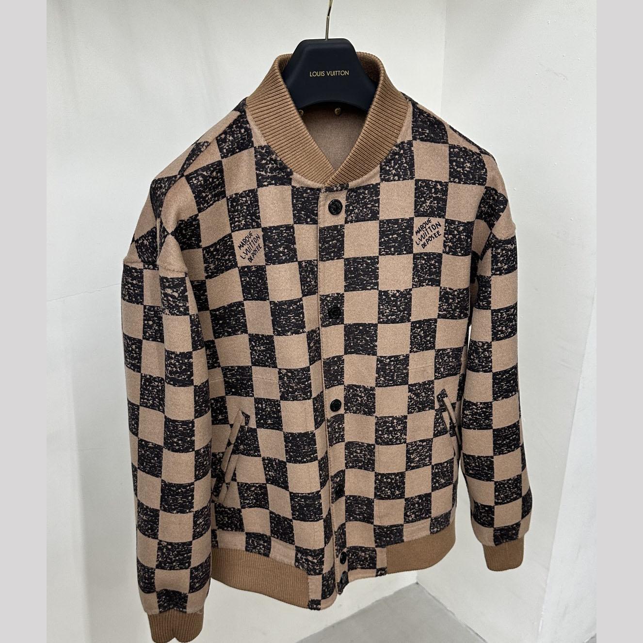 Louis Vuitton Reversible Damier Bomber Jacket  - DopestKickz
