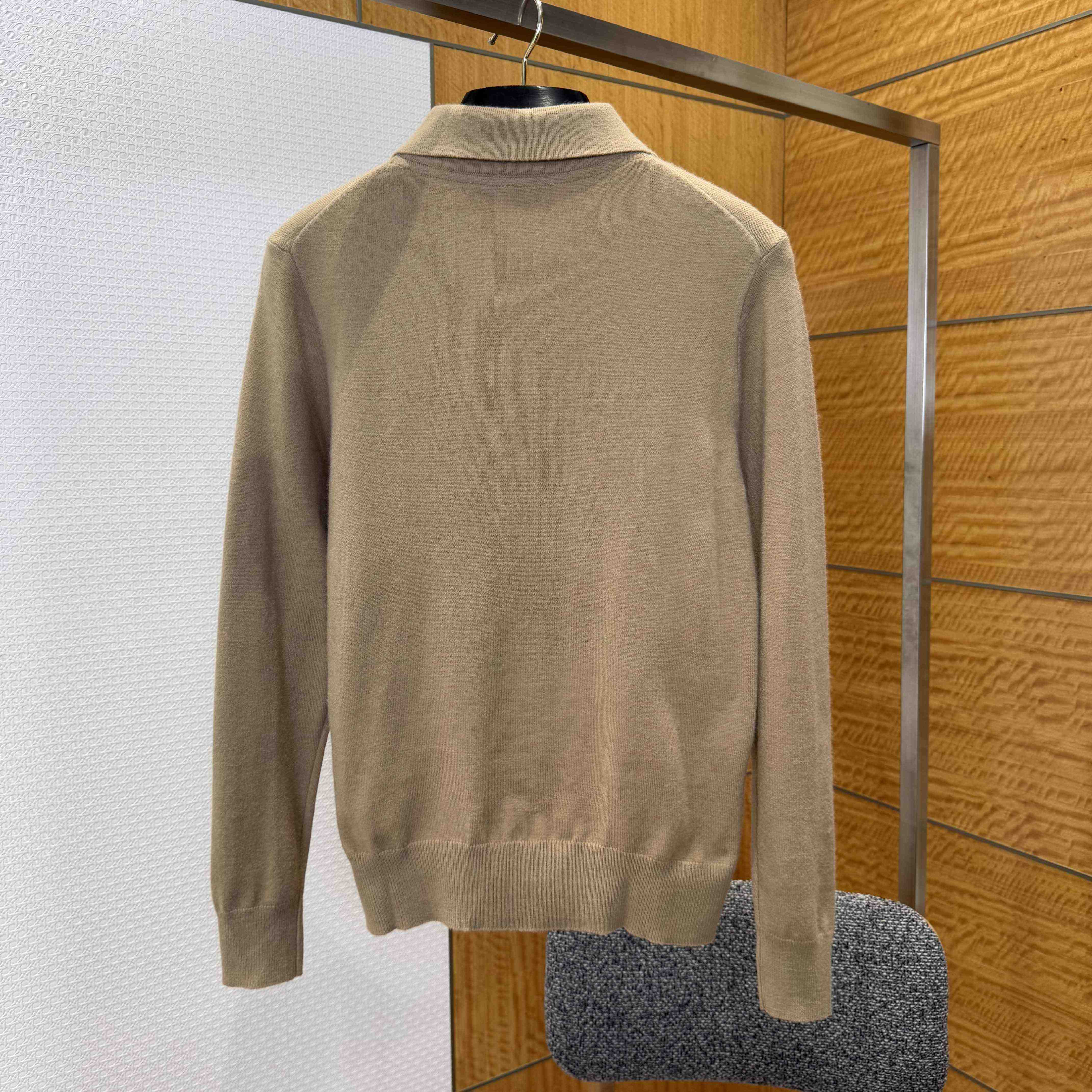 Burberry Long-sleeve Cashmere Blend Polo Shirt - DopestKickz