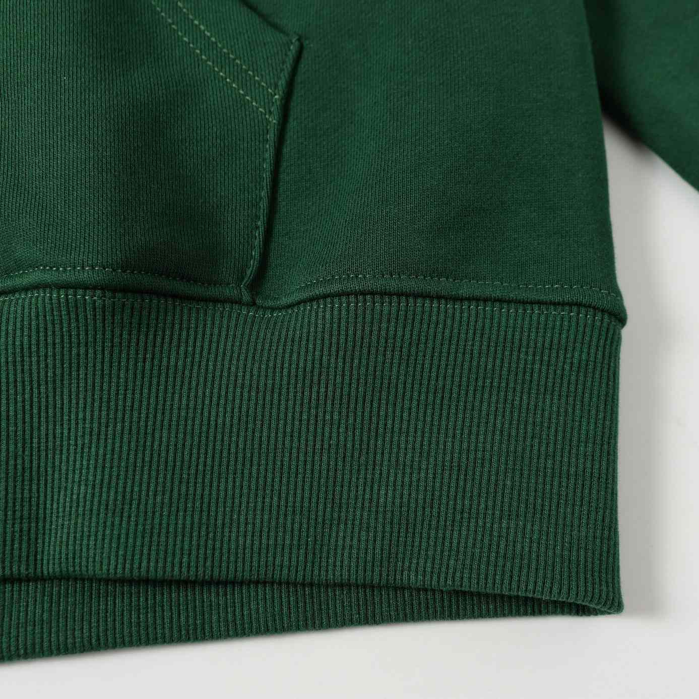 Denim Tears Cotton Wreath Zip Hoodie Green - DopestKickz