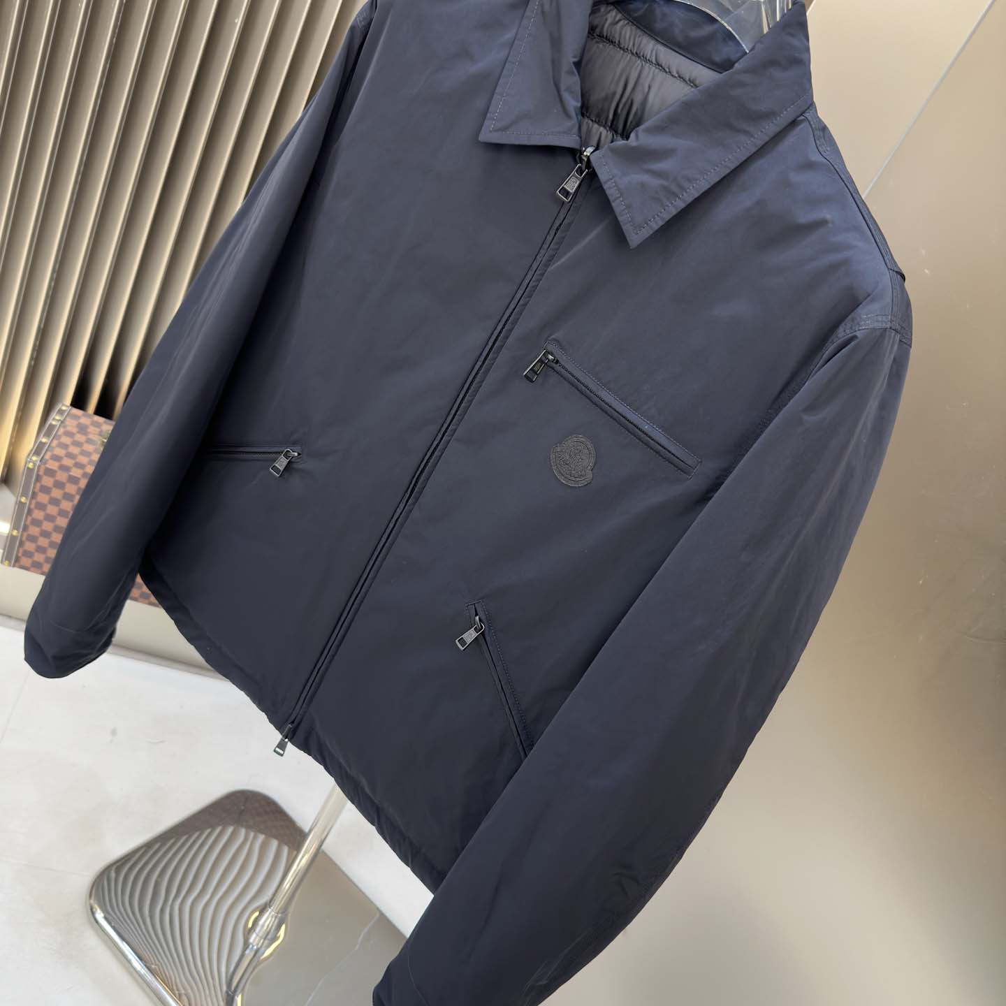 Moncler Cidone Reversible Down Shirt Jacket - DopestKickz