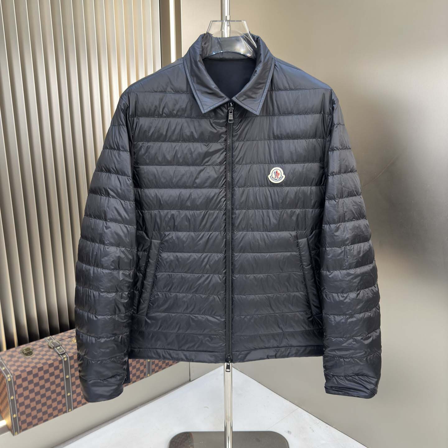 Moncler Cidone Reversible Down Shirt Jacket - DopestKickz