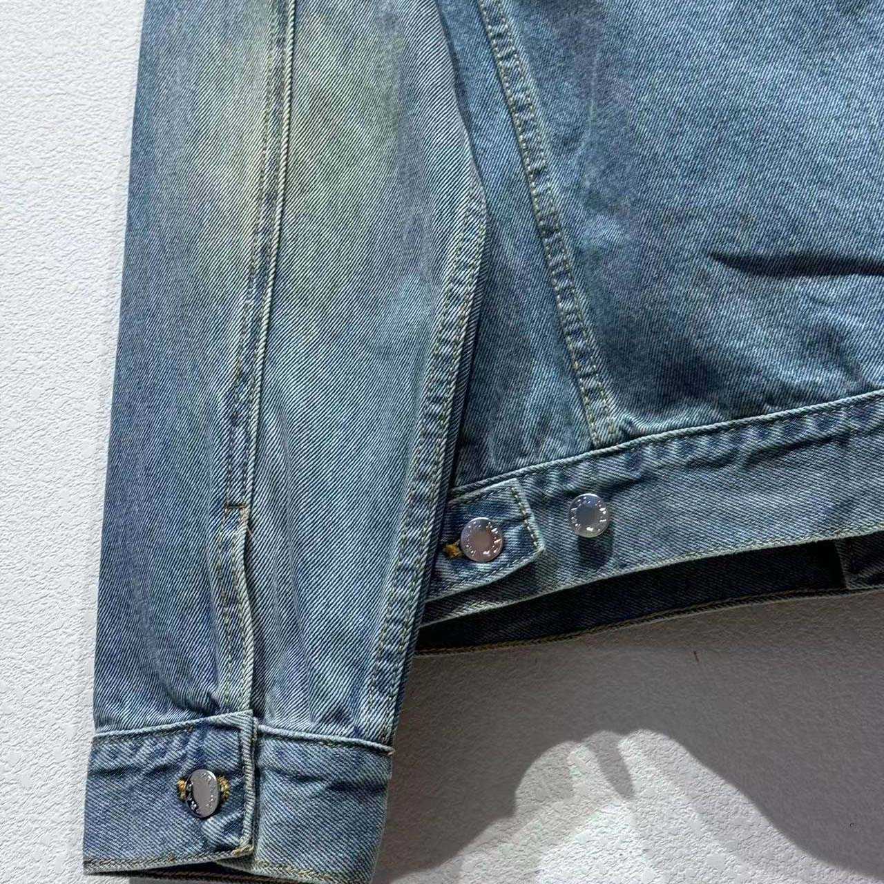 Prada Triangle-logo Denim Blouson Jacket - DopestKickz