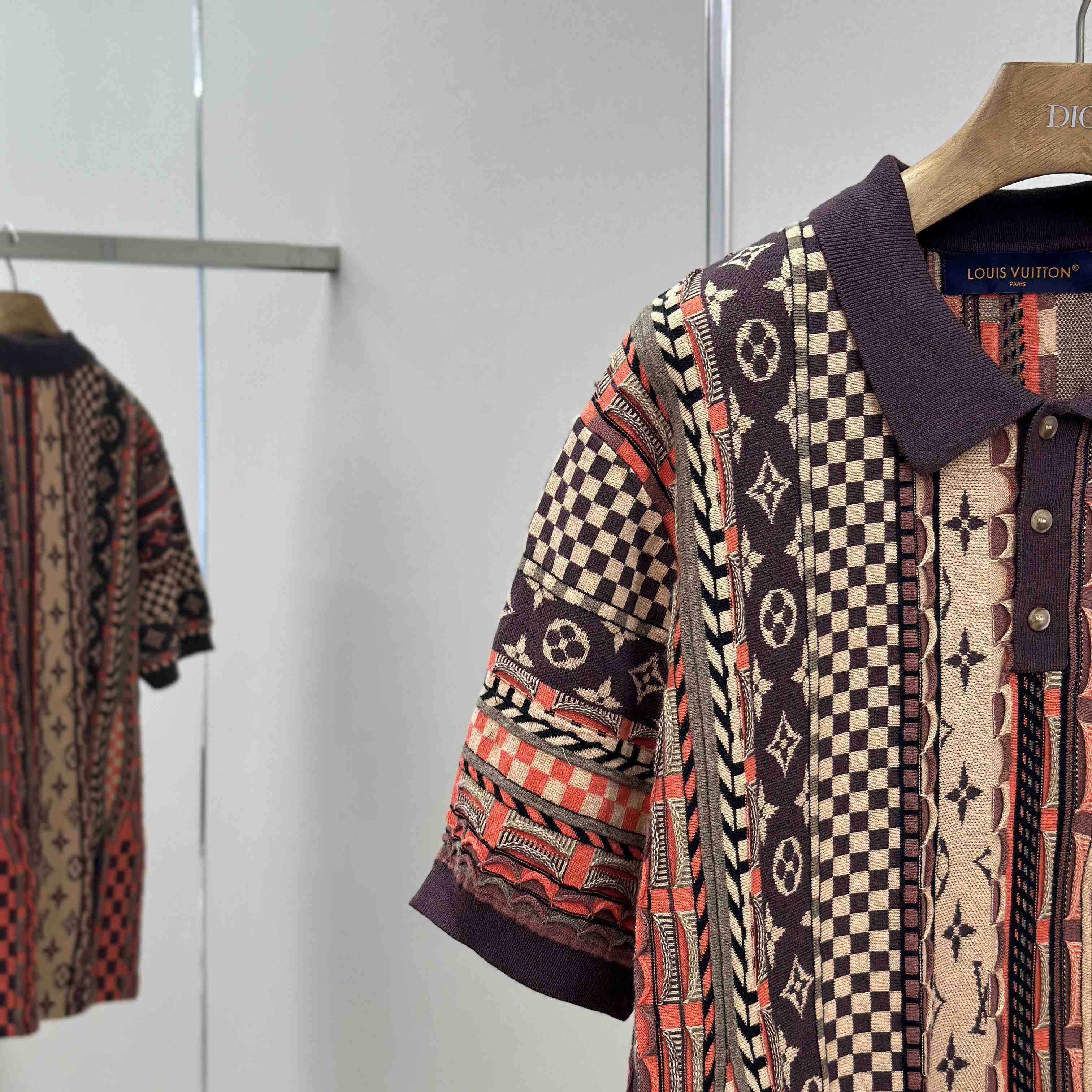 Louis Vuitton Short-Sleeved Polo Shirt - DopestKickz