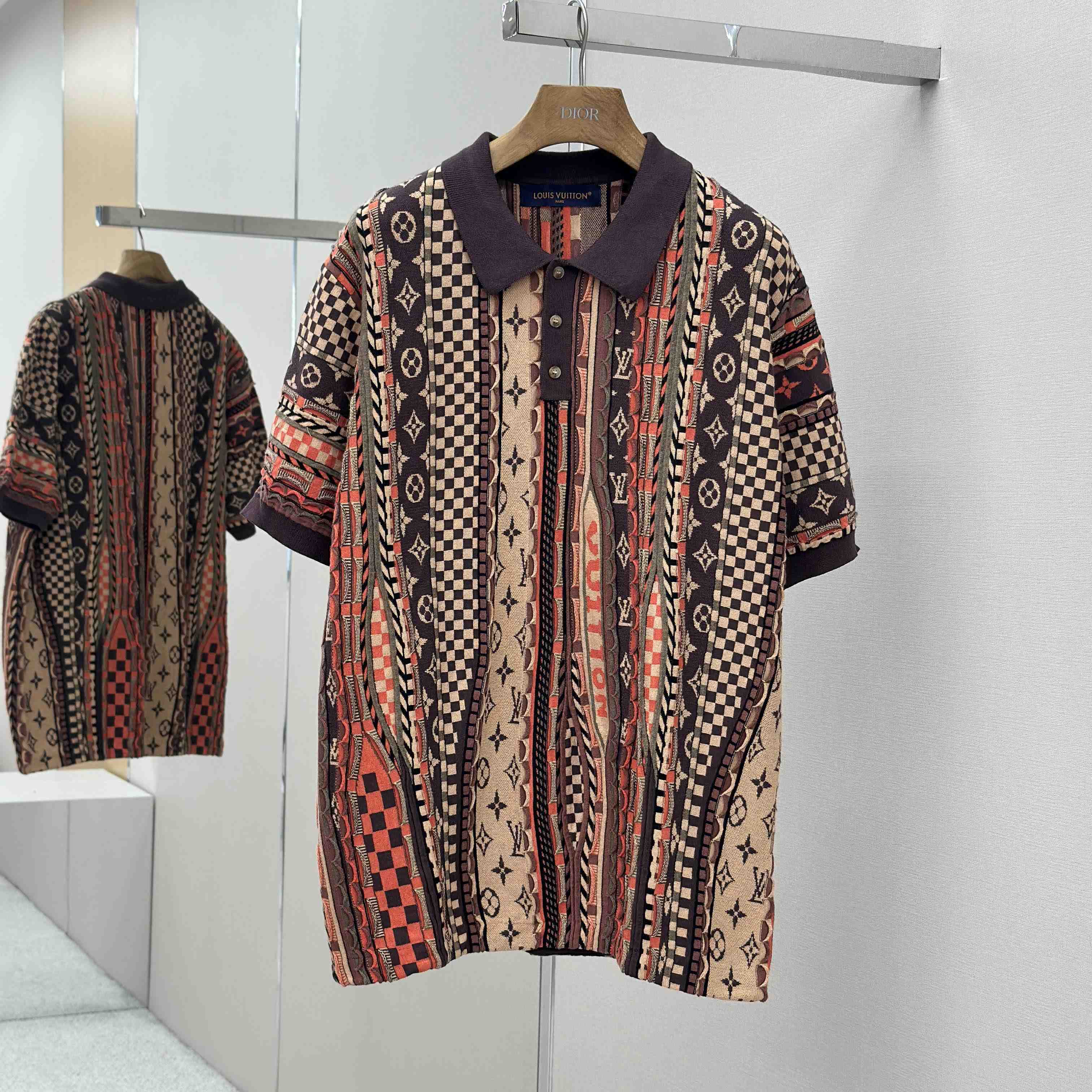 Louis Vuitton Short-Sleeved Polo Shirt - DopestKickz
