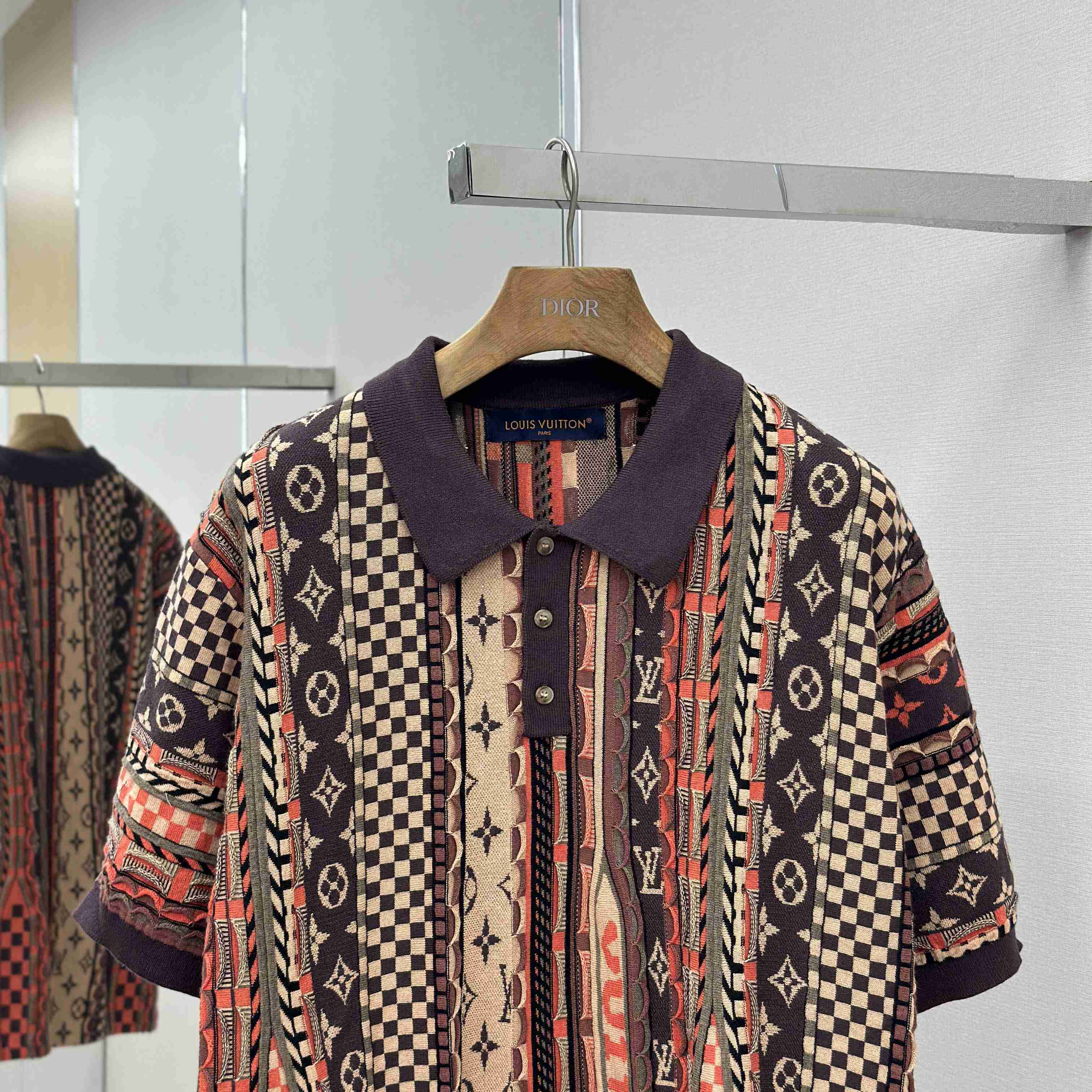 Louis Vuitton Short-Sleeved Polo Shirt - DopestKickz