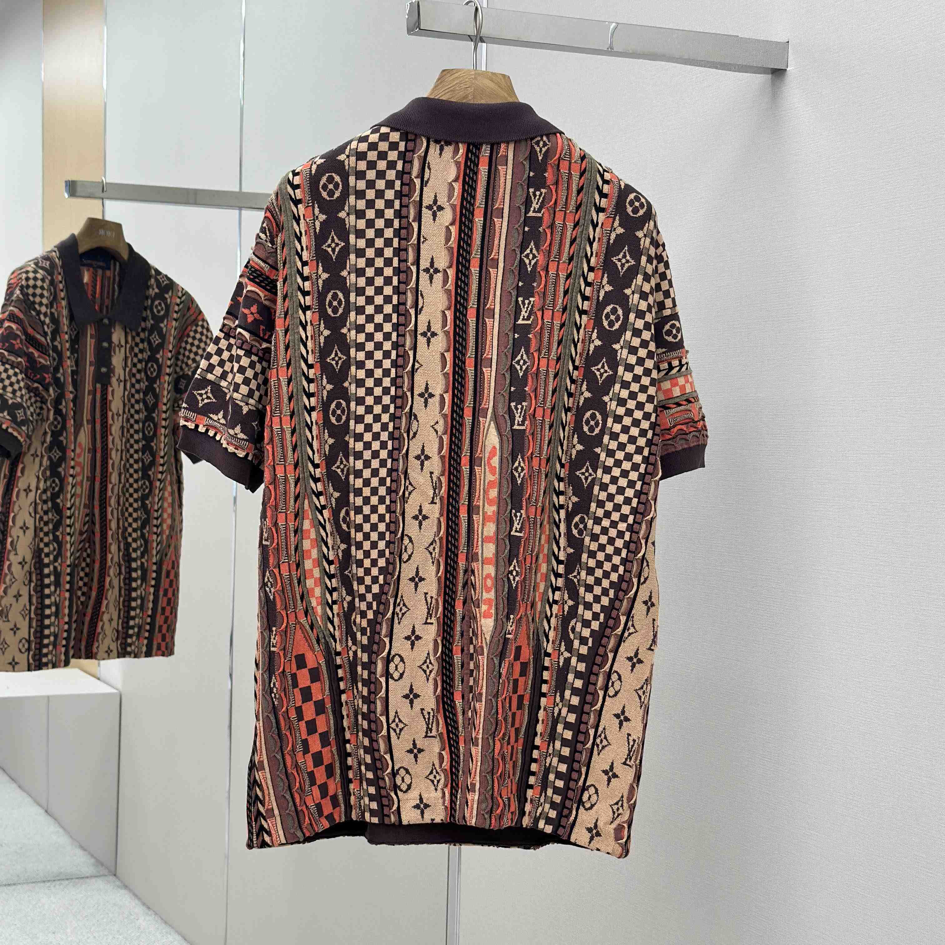 Louis Vuitton Short-Sleeved Polo Shirt - DopestKickz