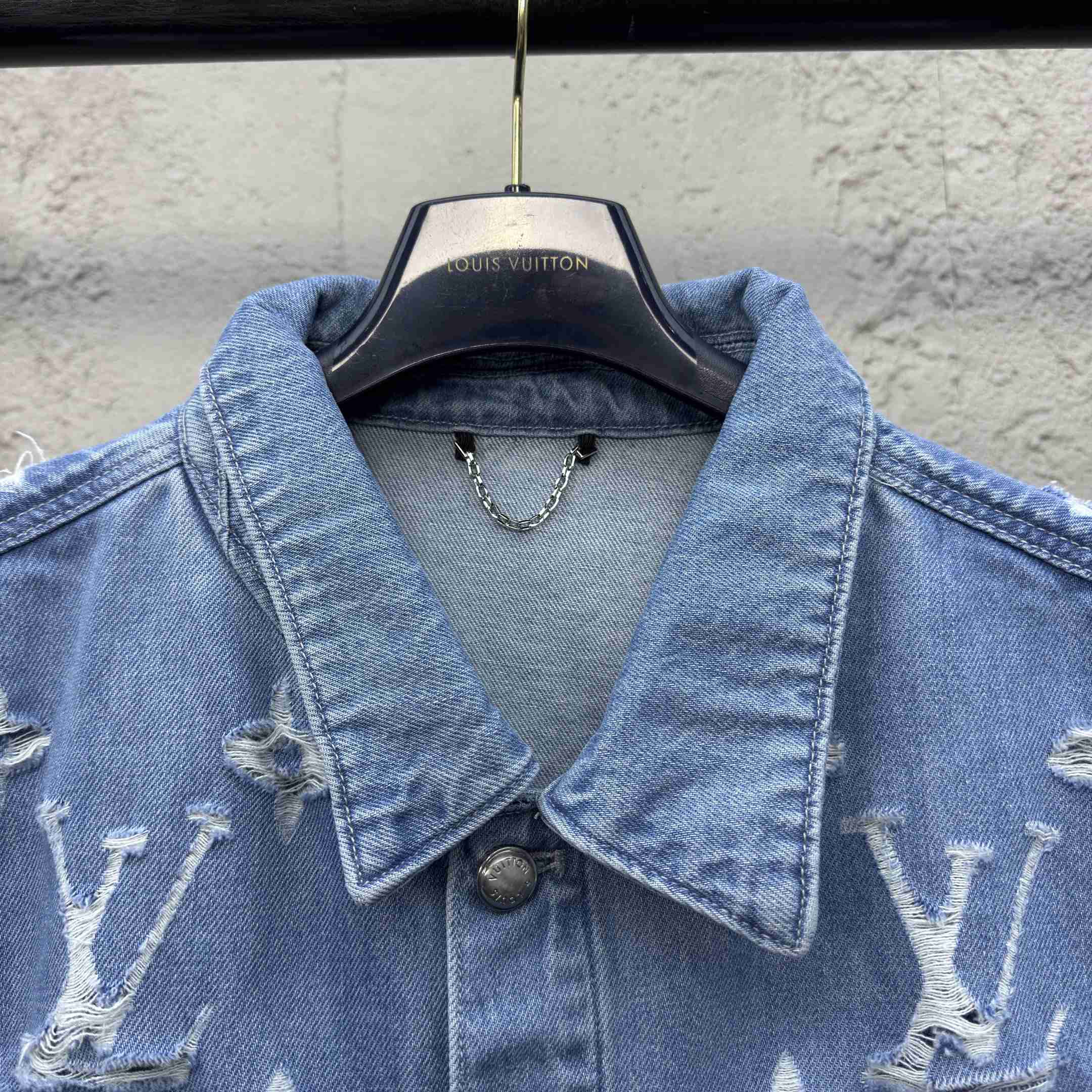 Louis Vuitton Denim Trucker Jacket  1AGING - DopestKickz