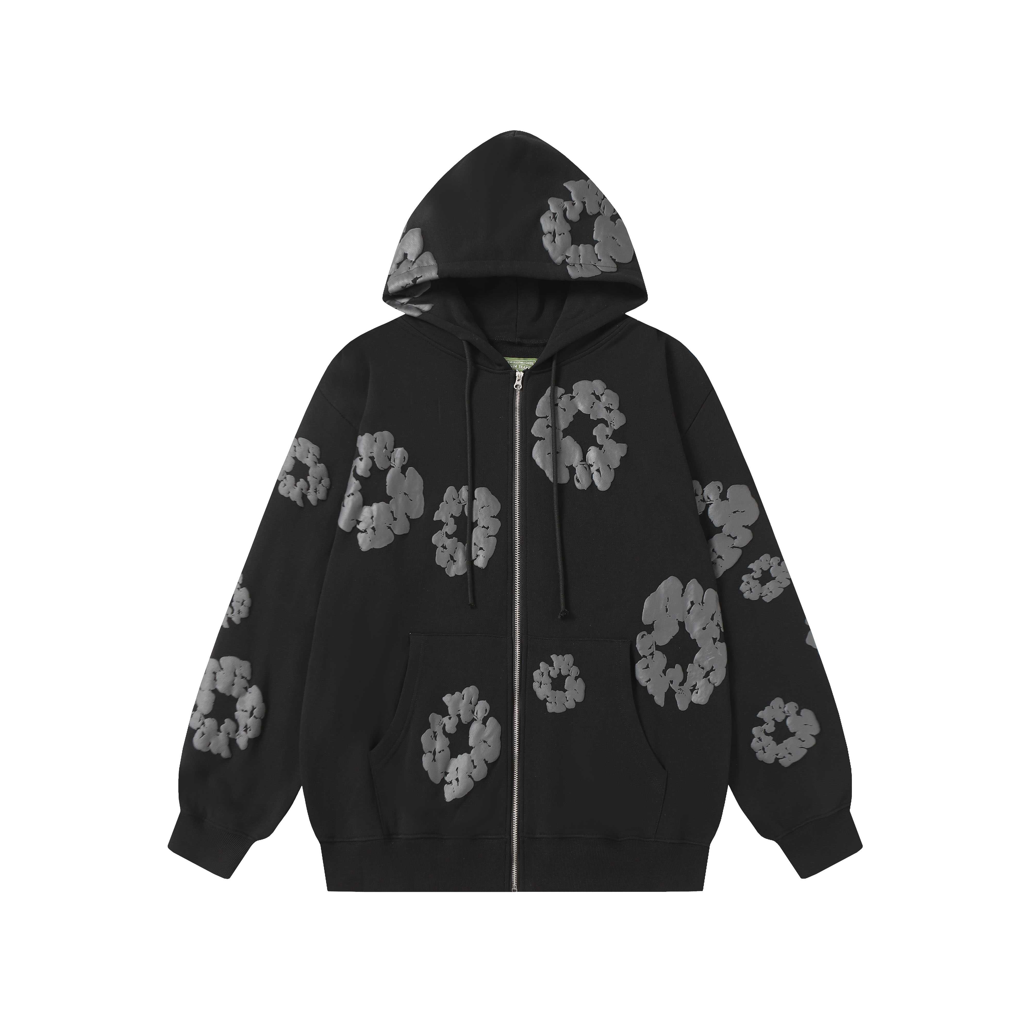 Denim Tears Cotton Wreath Zip Hoodie  - DopestKickz
