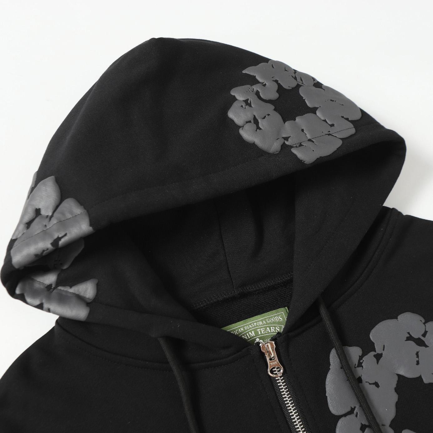 Denim Tears Cotton Wreath Zip Hoodie  - DopestKickz