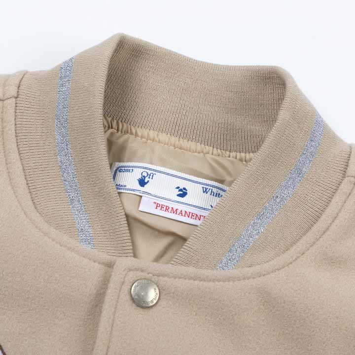 Off-White AC Milan Patch Varsity Jacket - DopestKickz