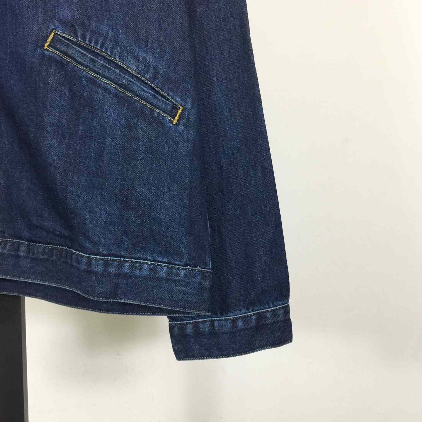 Prada Light Denim Zipper Jacket - DopestKickz