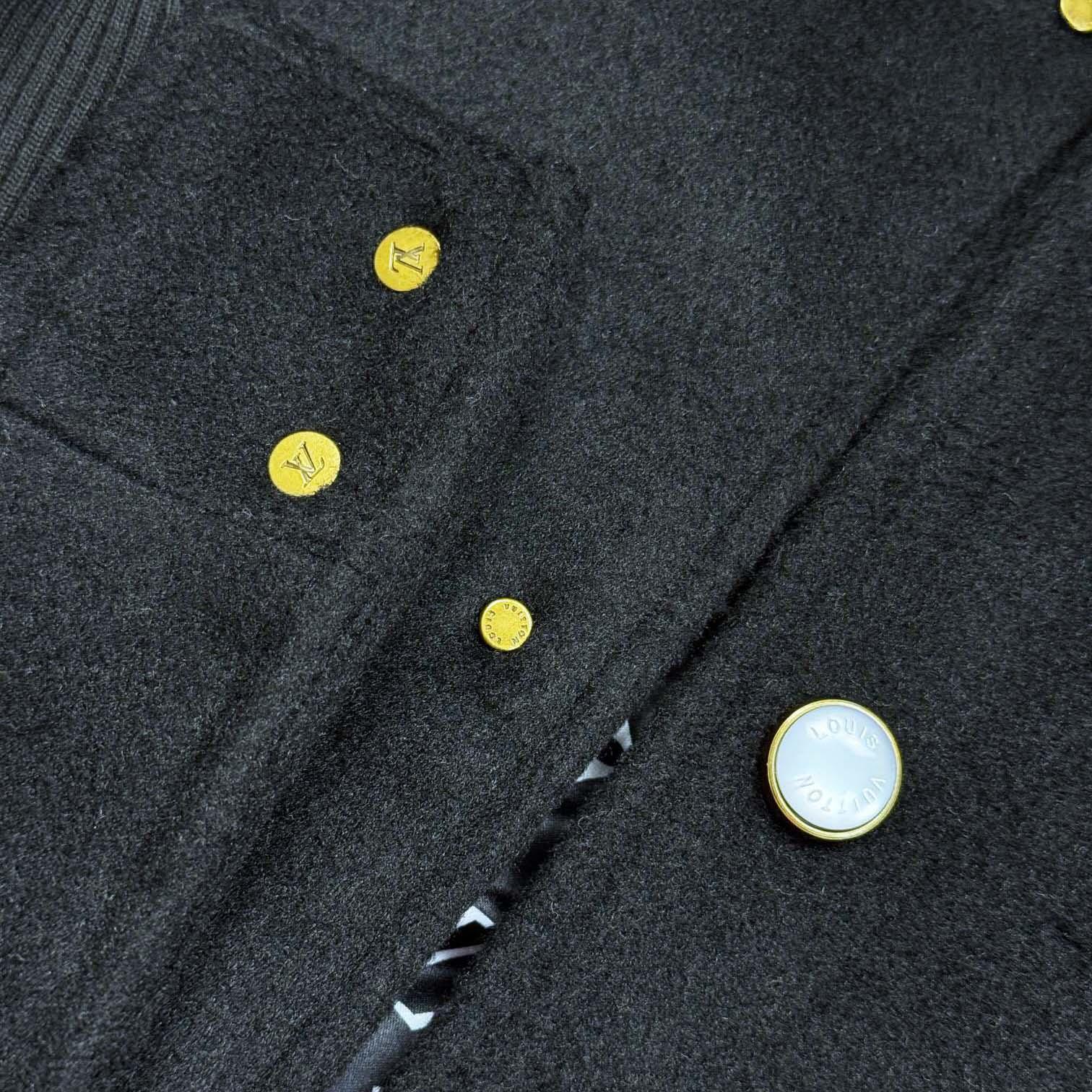 Louis Vuitton Signature Leather Varsity Jacket    - DopestKickz