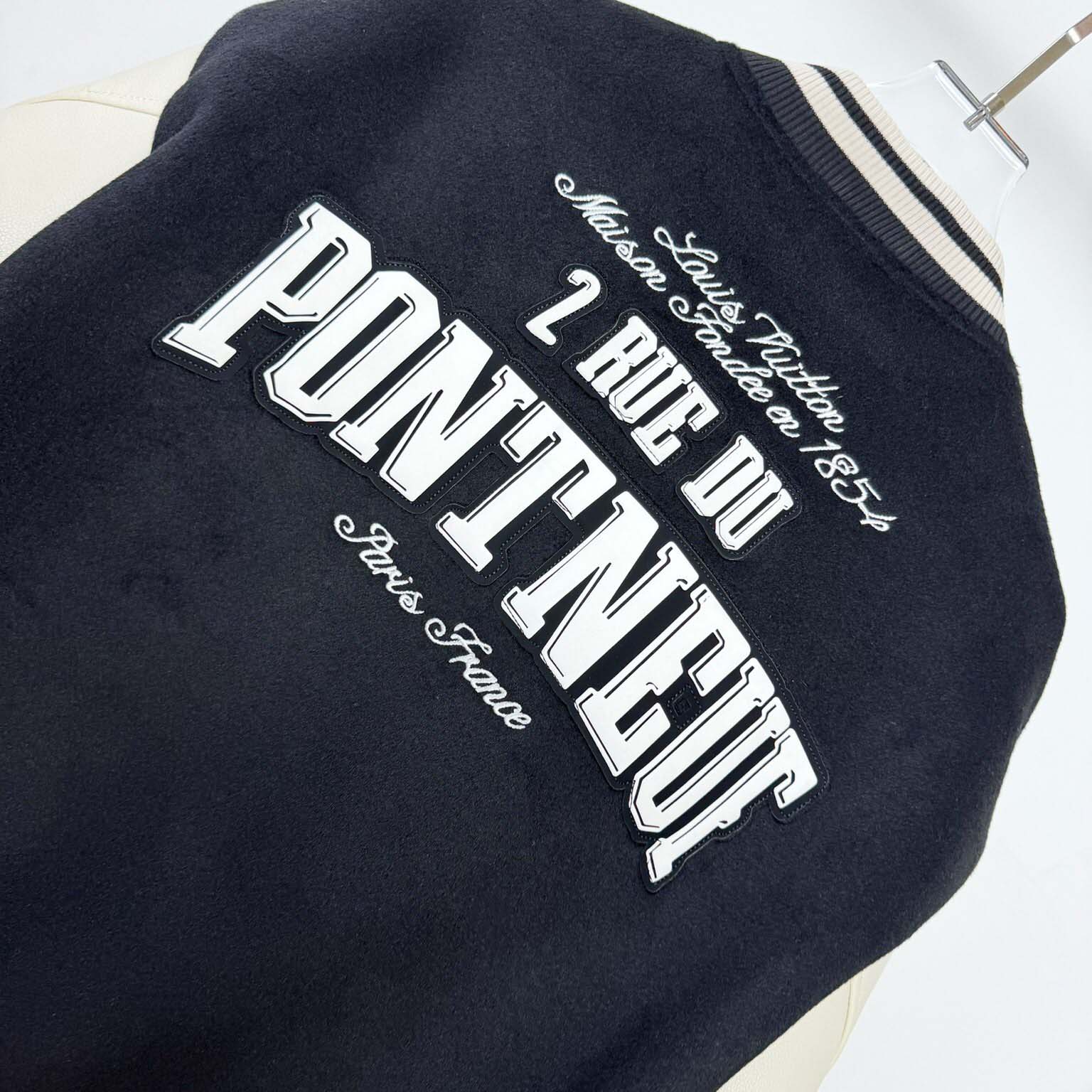 Louis Vuitton Signature Leather Varsity Jacket    - DopestKickz