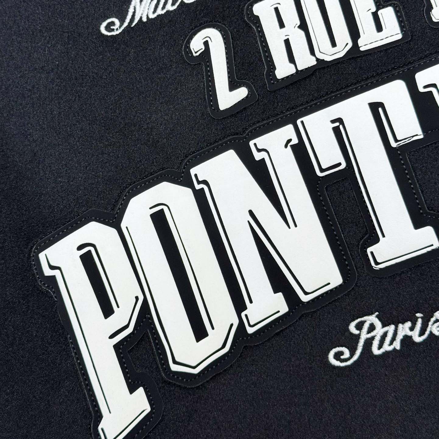 Louis Vuitton Signature Leather Varsity Jacket    - DopestKickz