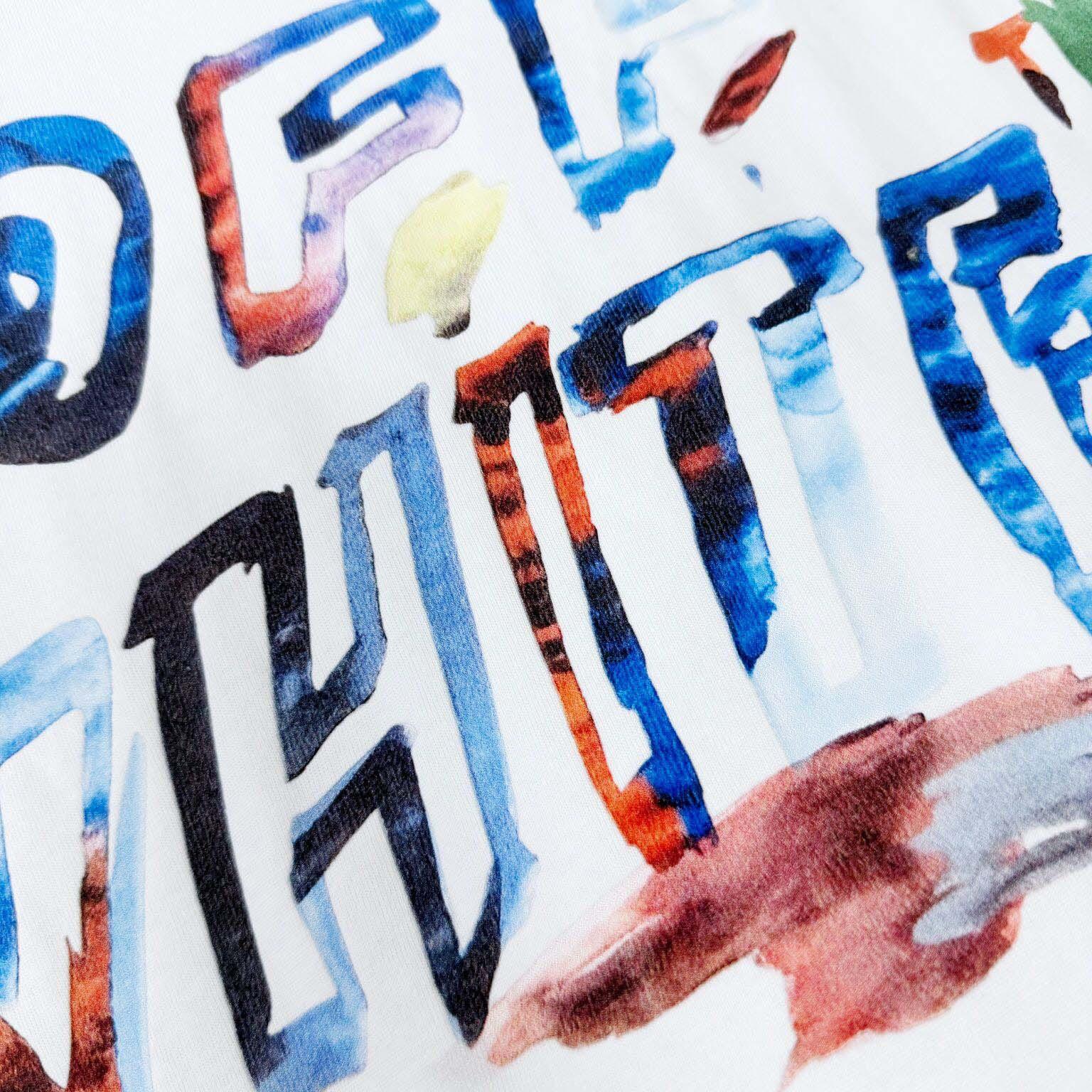Off-White Boys Watercolour T-Shirt In White - DopestKickz