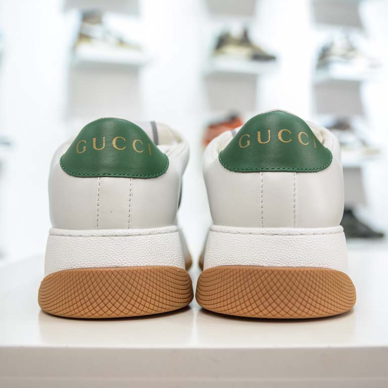 Gucci Screener White Web - DopestKickz