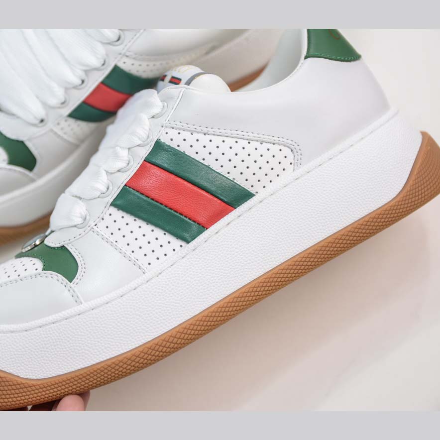 Gucci Screener White Web - DopestKickz