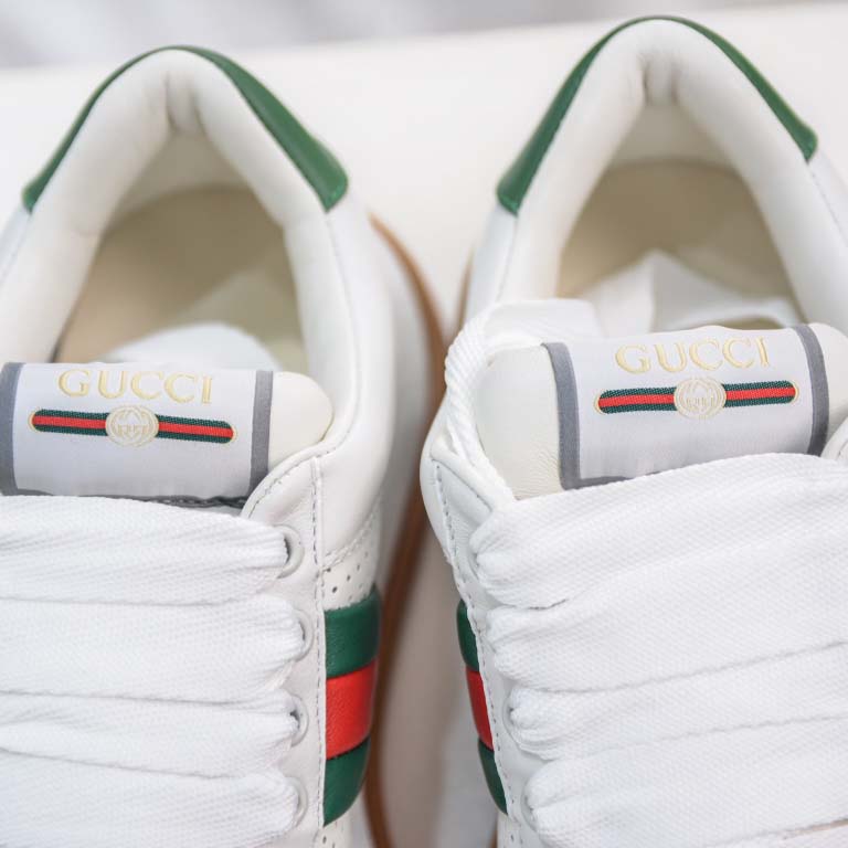 Gucci Screener White Web - DopestKickz