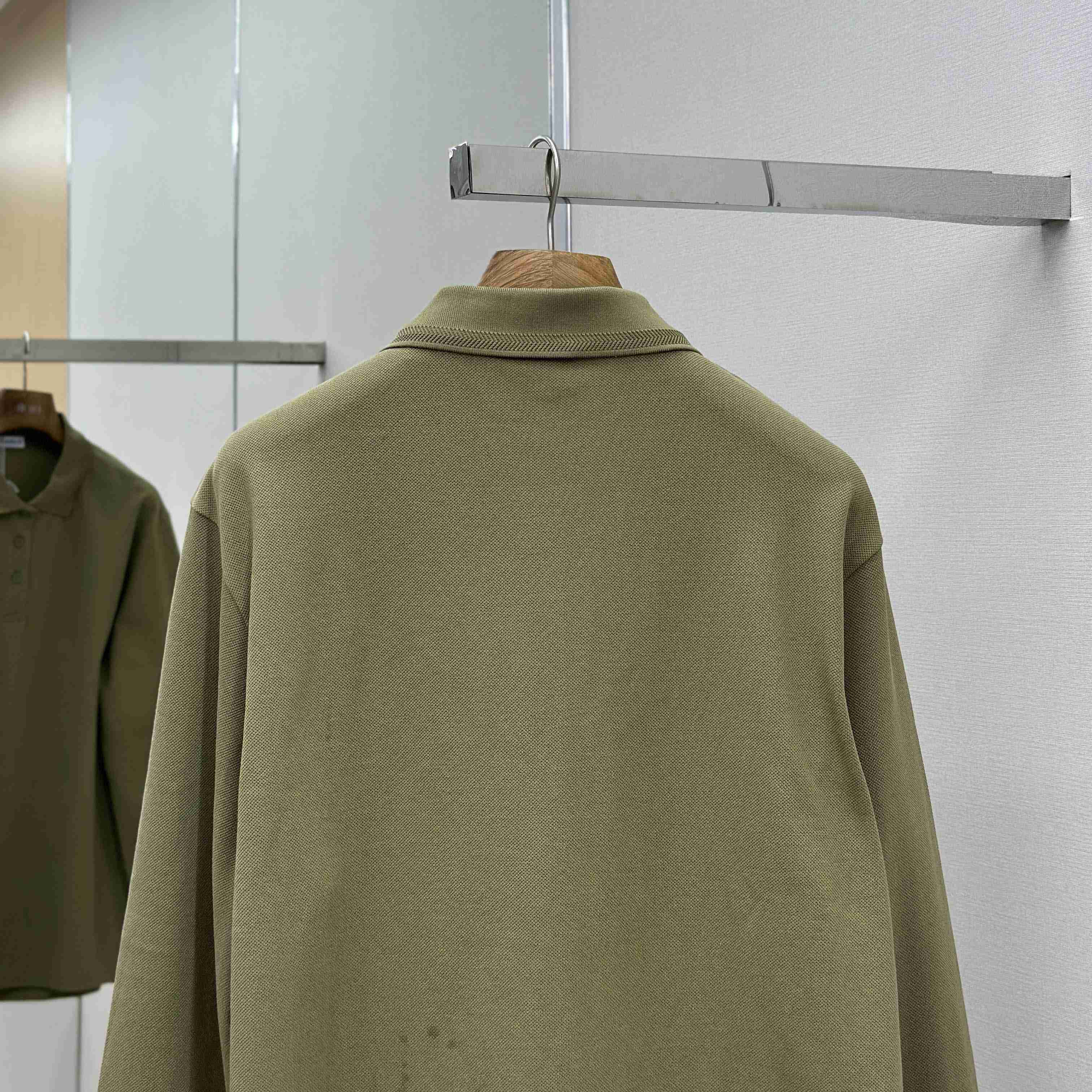 Burberry Long-sleeve Cotton Polo Shirt - DopestKickz