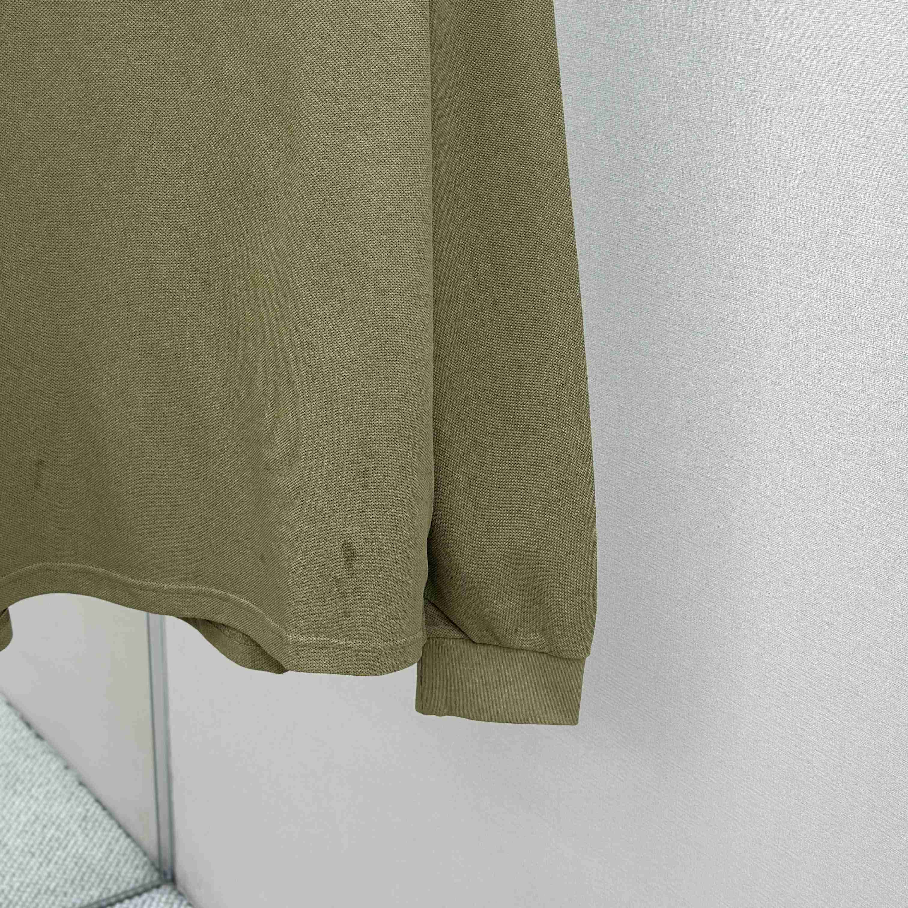 Burberry Long-sleeve Cotton Polo Shirt - DopestKickz