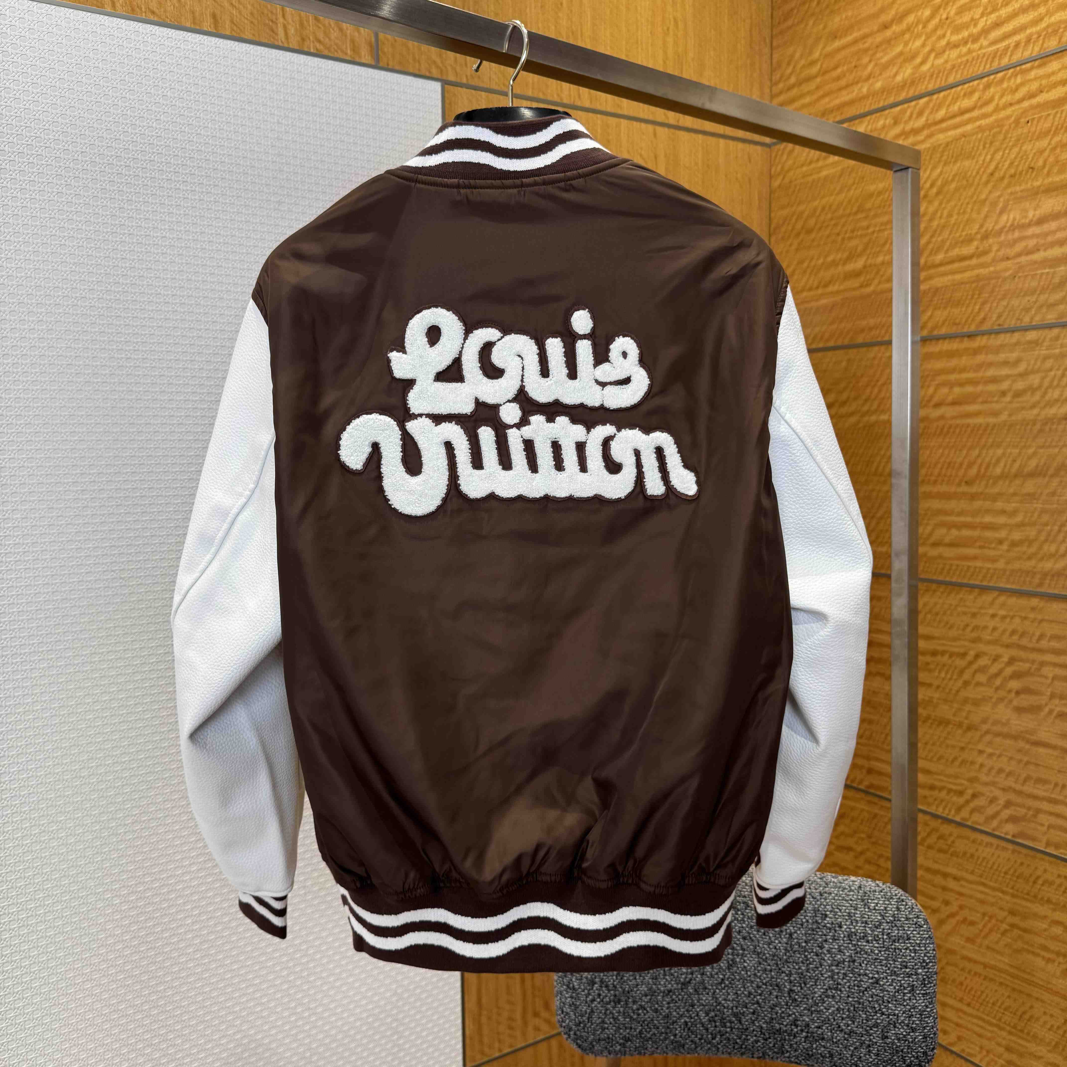 Louis Vuitton Embroidered Varsity Jacket   1AFPWQ - DopestKickz