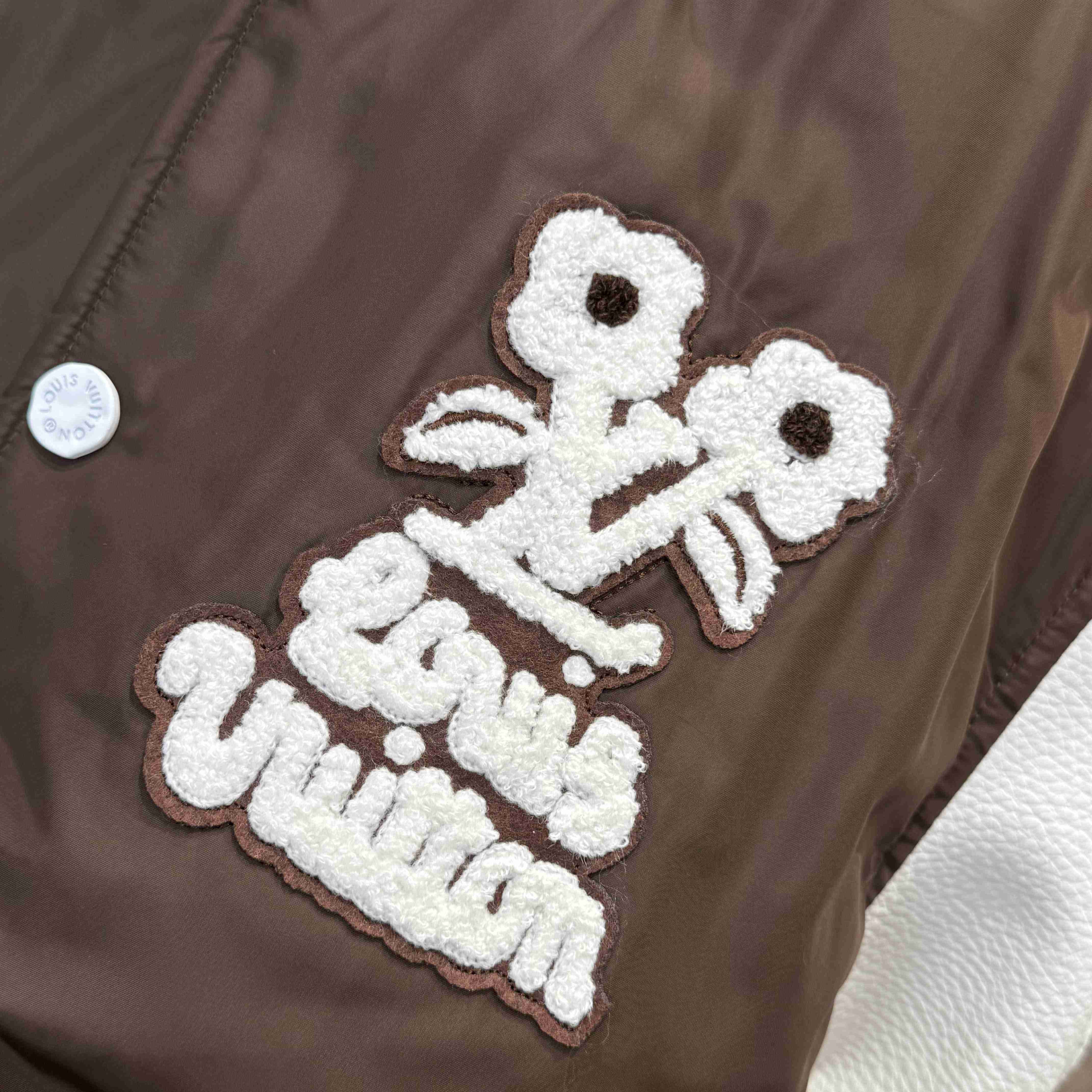 Louis Vuitton Embroidered Varsity Jacket   1AFPWQ - DopestKickz