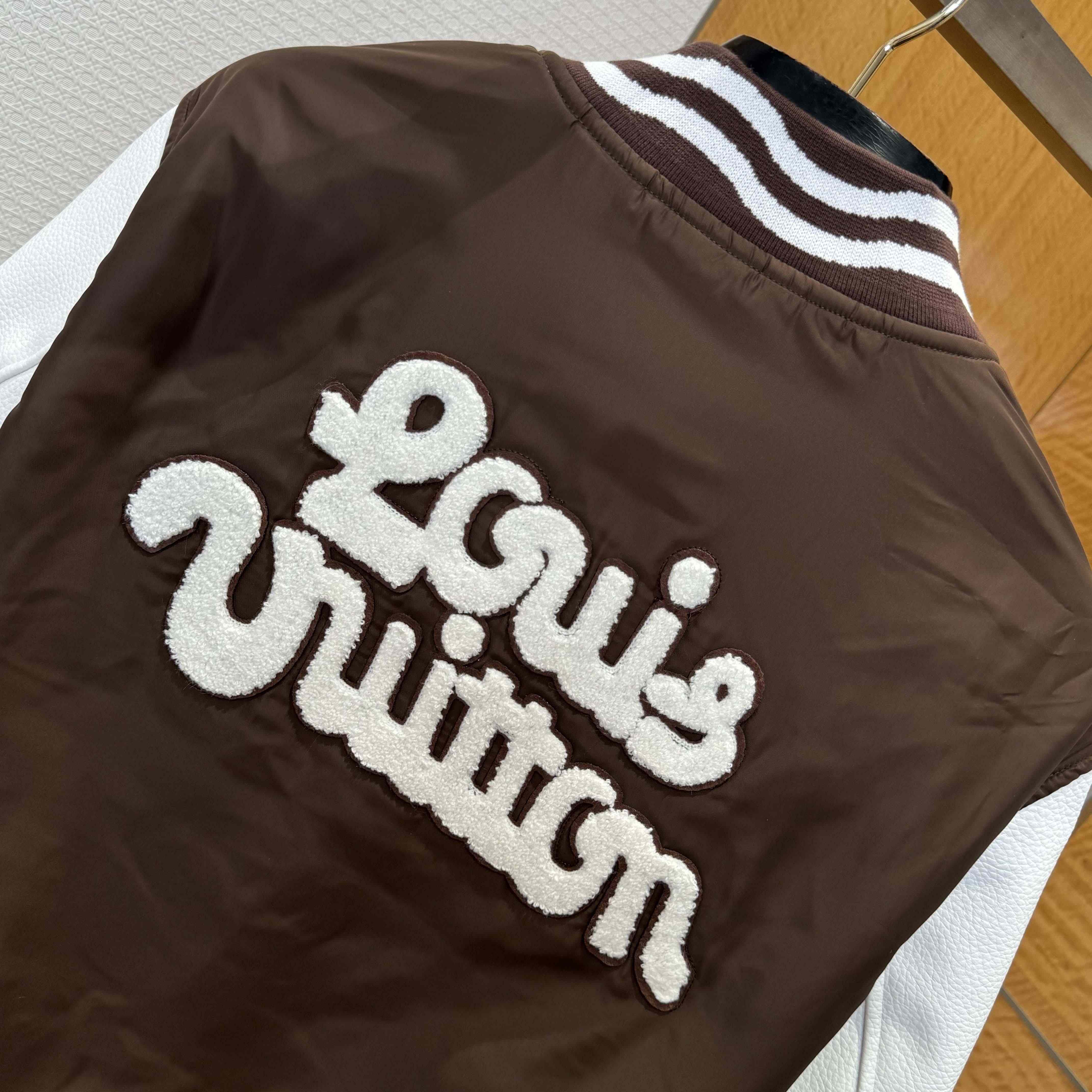 Louis Vuitton Embroidered Varsity Jacket   1AFPWQ - DopestKickz