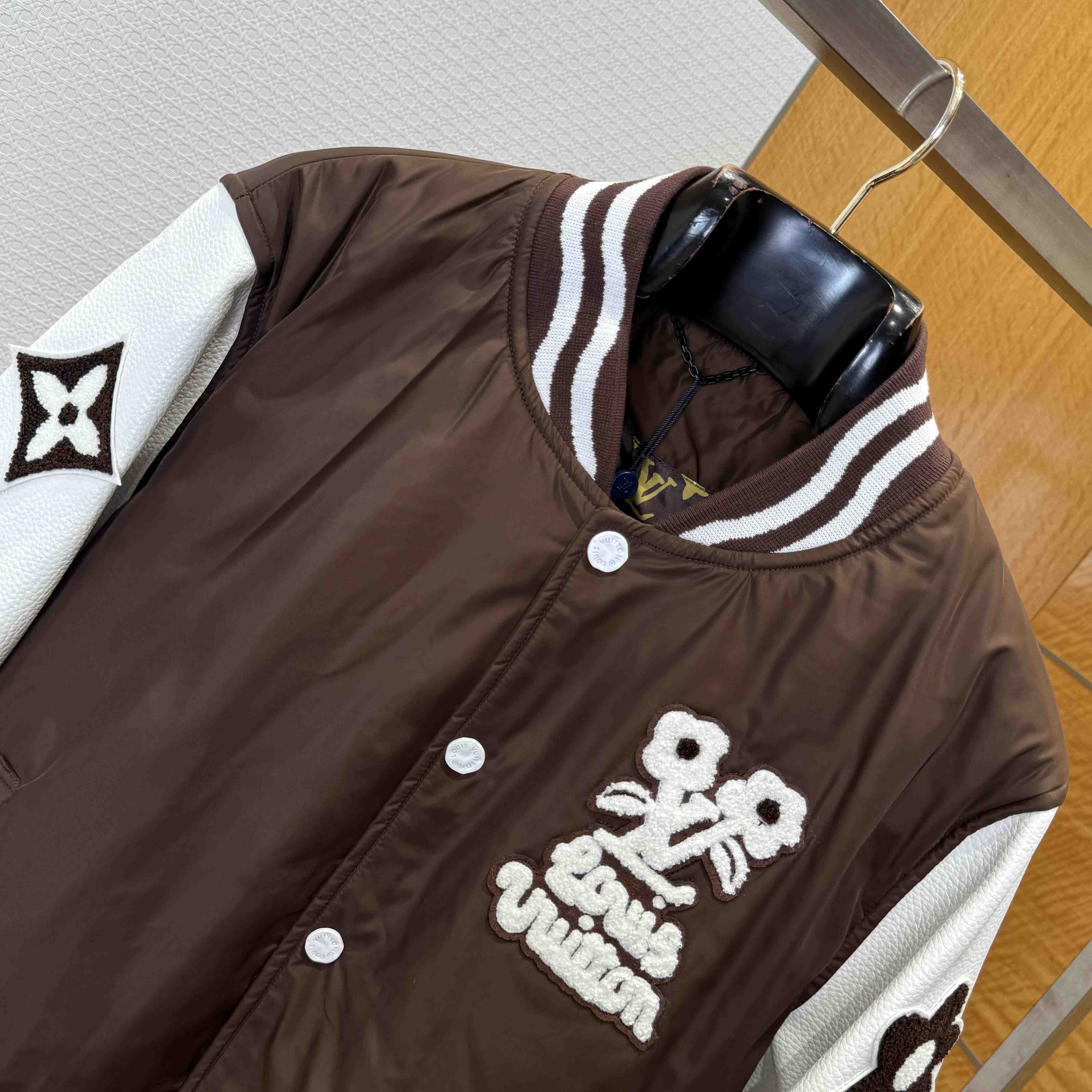 Louis Vuitton Embroidered Varsity Jacket   1AFPWQ - DopestKickz